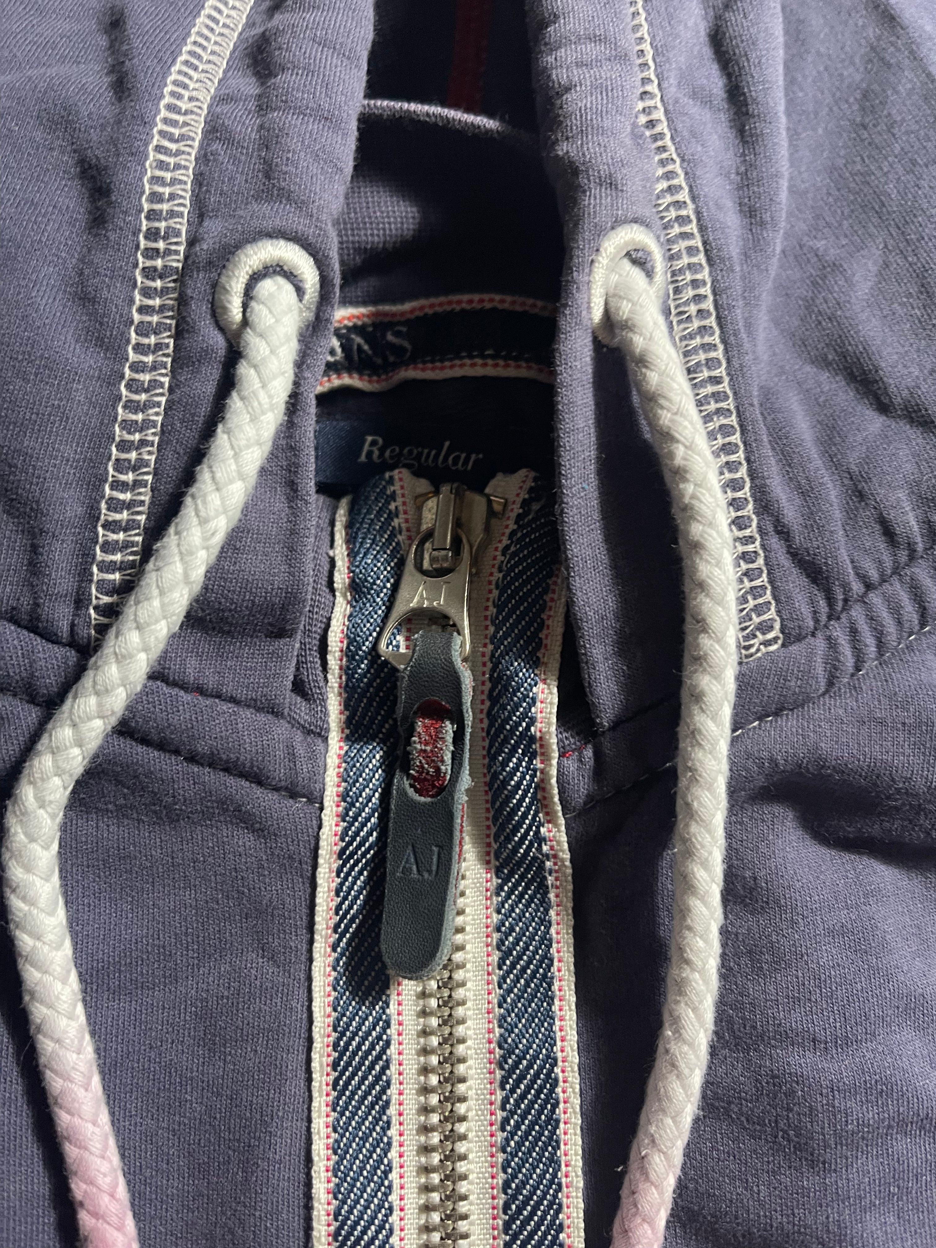 Armani Jeans Vintage Y2K Zip-Hoodie Windbreaker L Mens
