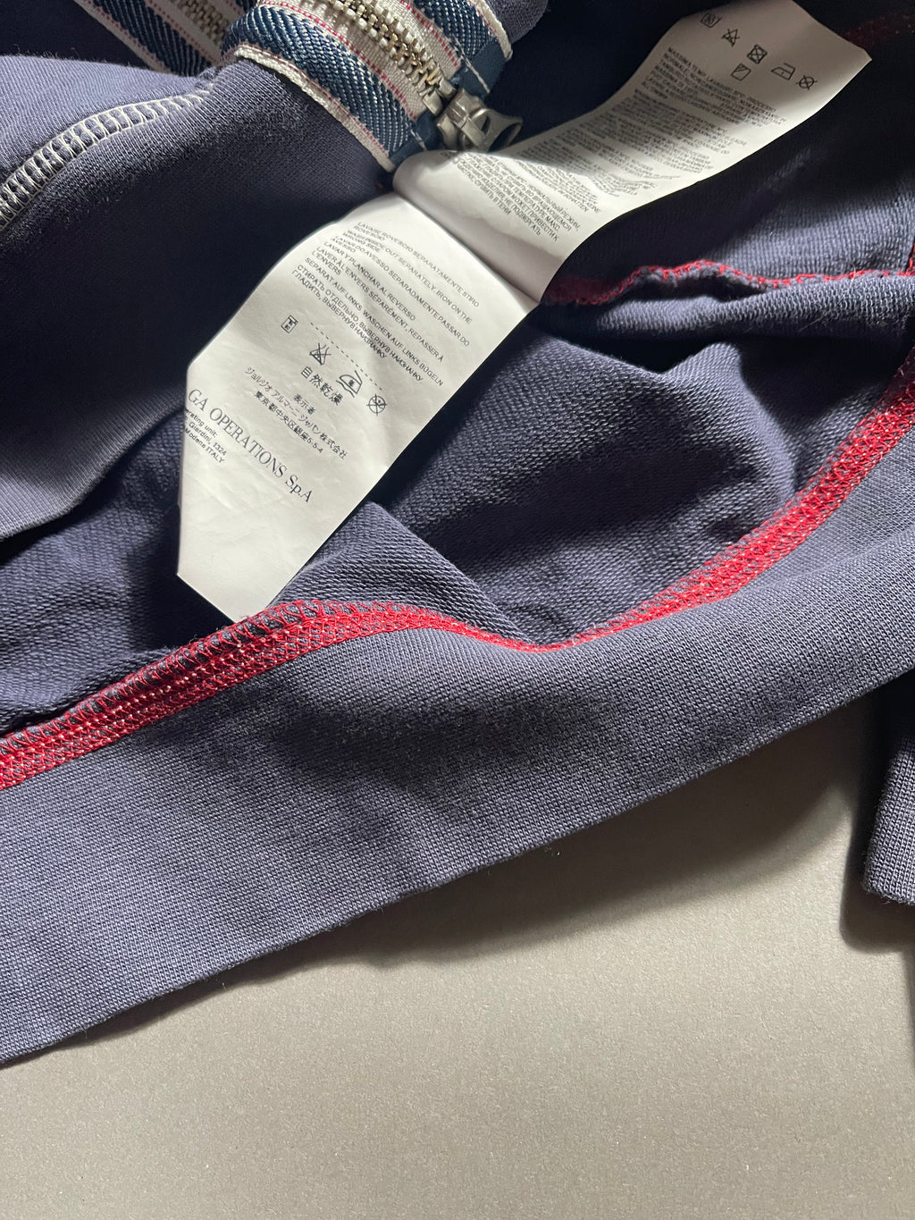 Armani Jeans Vintage Y2K Zip-Hoodie Windbreaker L Mens
