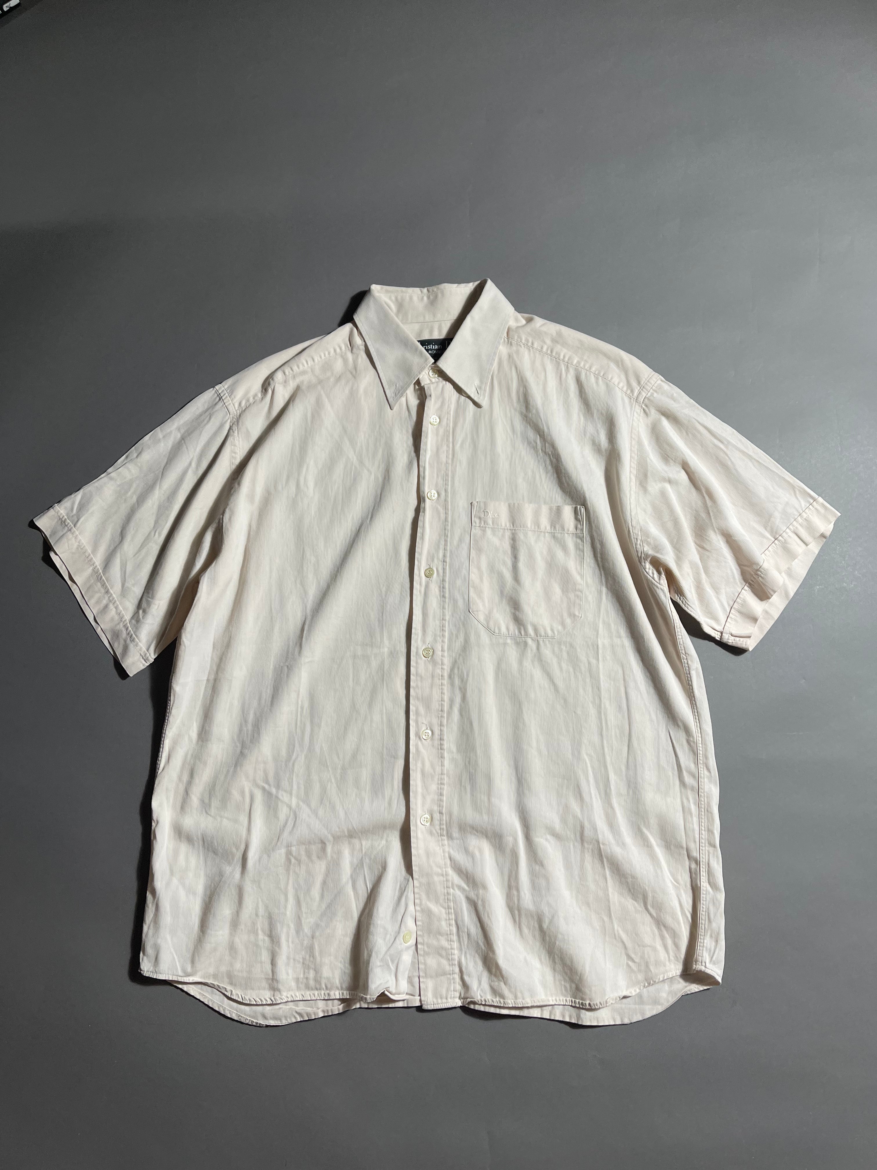 Christian Dior Short Sleeve Shirt Vintage Y2K Polo Shirt L Mens