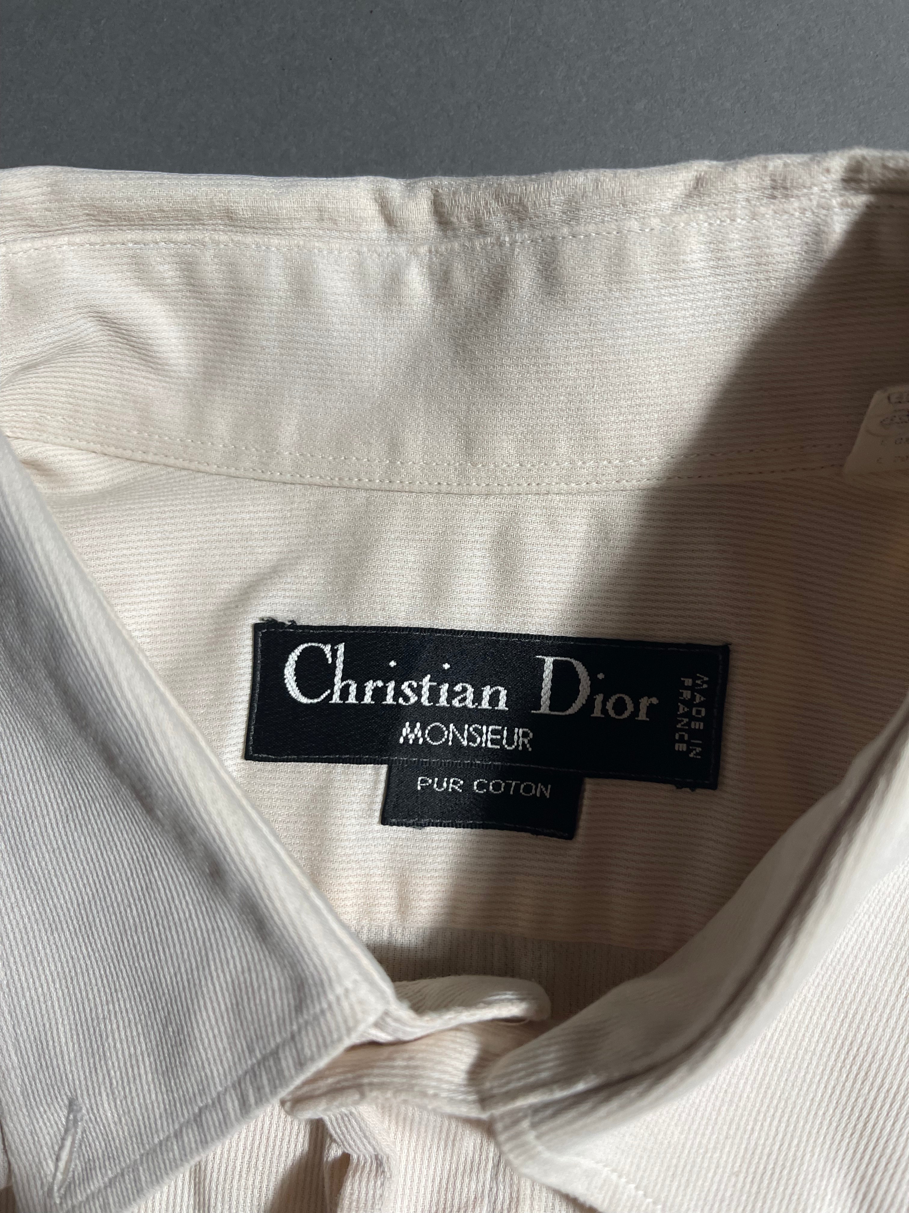 Christian Dior Short Sleeve Shirt Vintage Y2K Polo Shirt L Mens