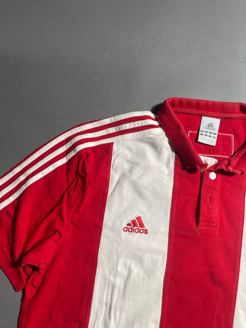 Adidas x FC Bayern Vintage Y2K Polo Shirt L Mens