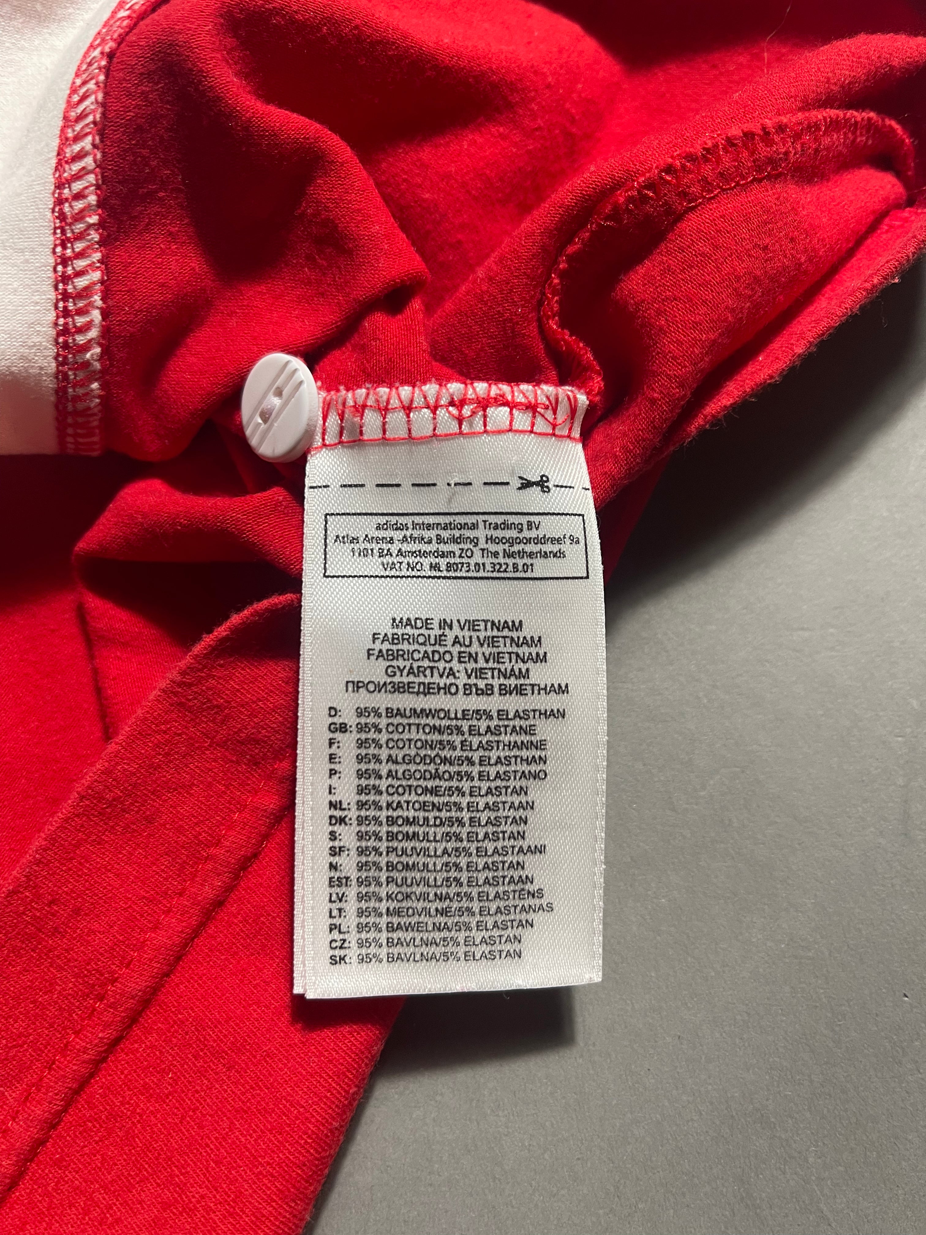 Adidas x FC Bayern Vintage Y2K Polo Shirt L Mens