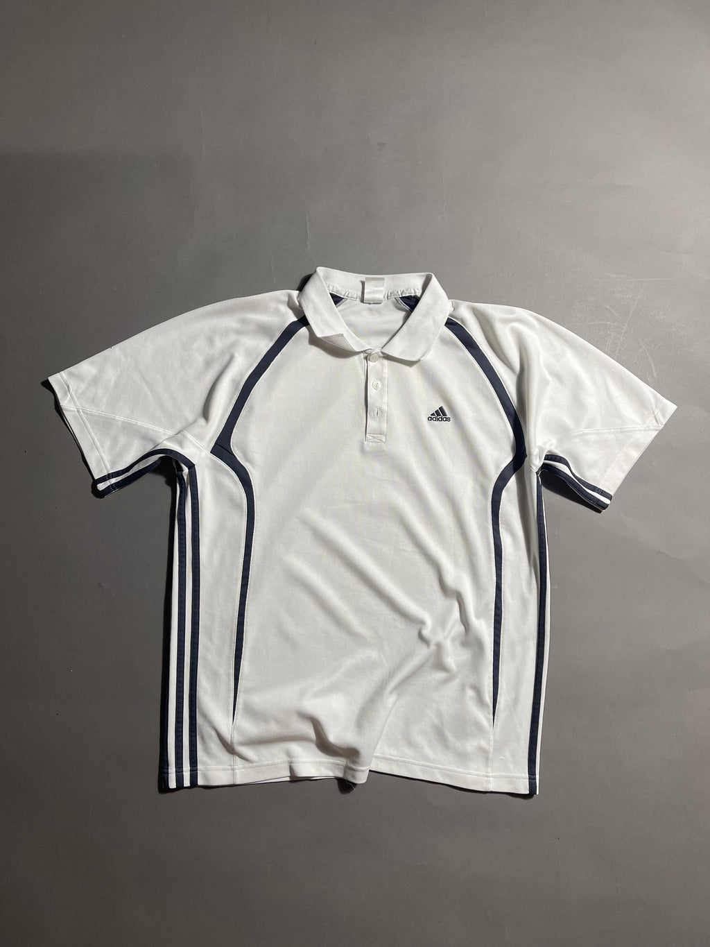 Adidas Vintage Y2K Polo Shirt L Mens