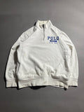 Polo Ralph Lauren Vintage Y2K Sweatshirt Zip 1/4 Knit L Mens