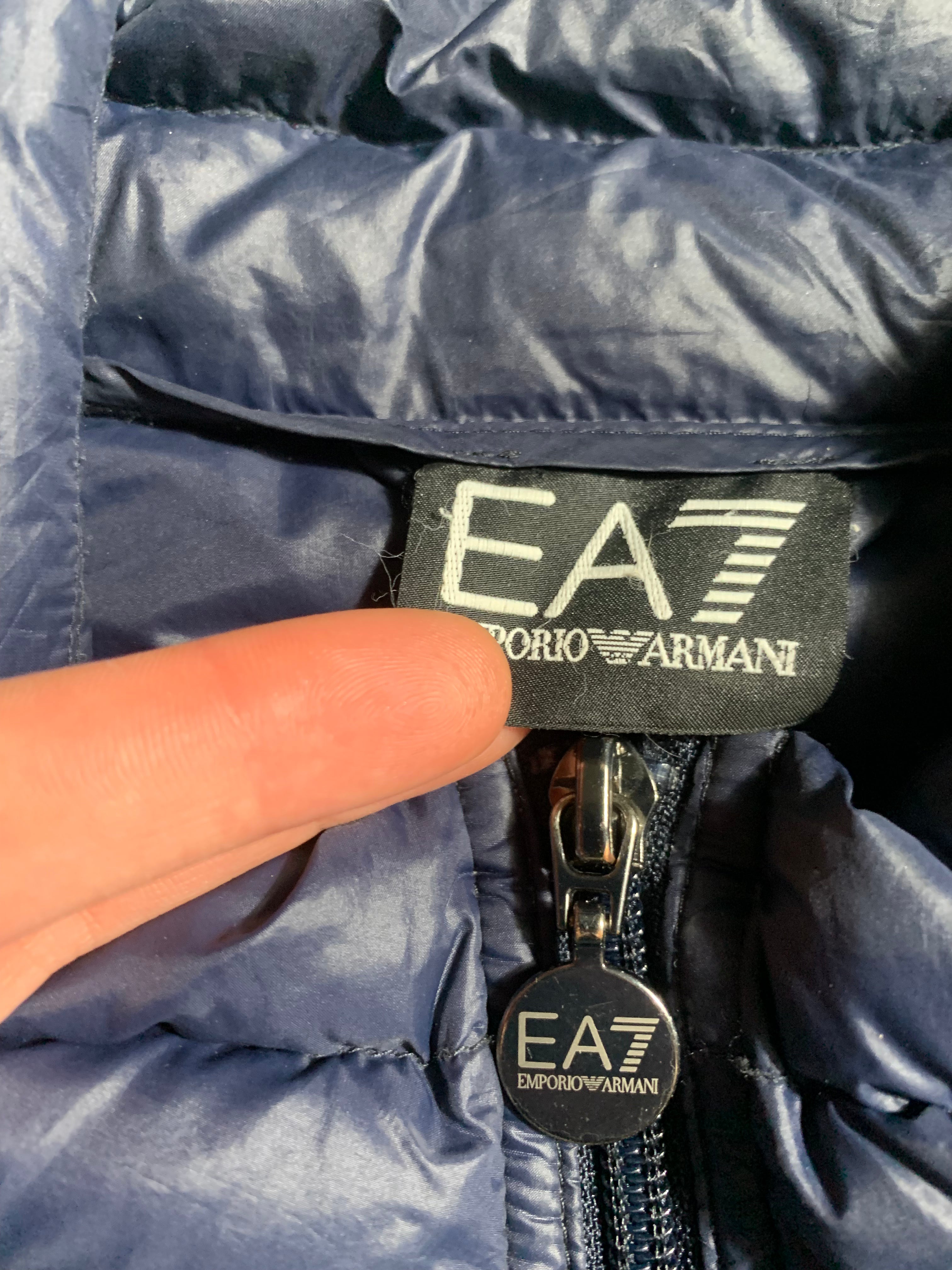 Emporio Armani 7 Vintage Y2K Quilted  Puffer Jacket L Mens