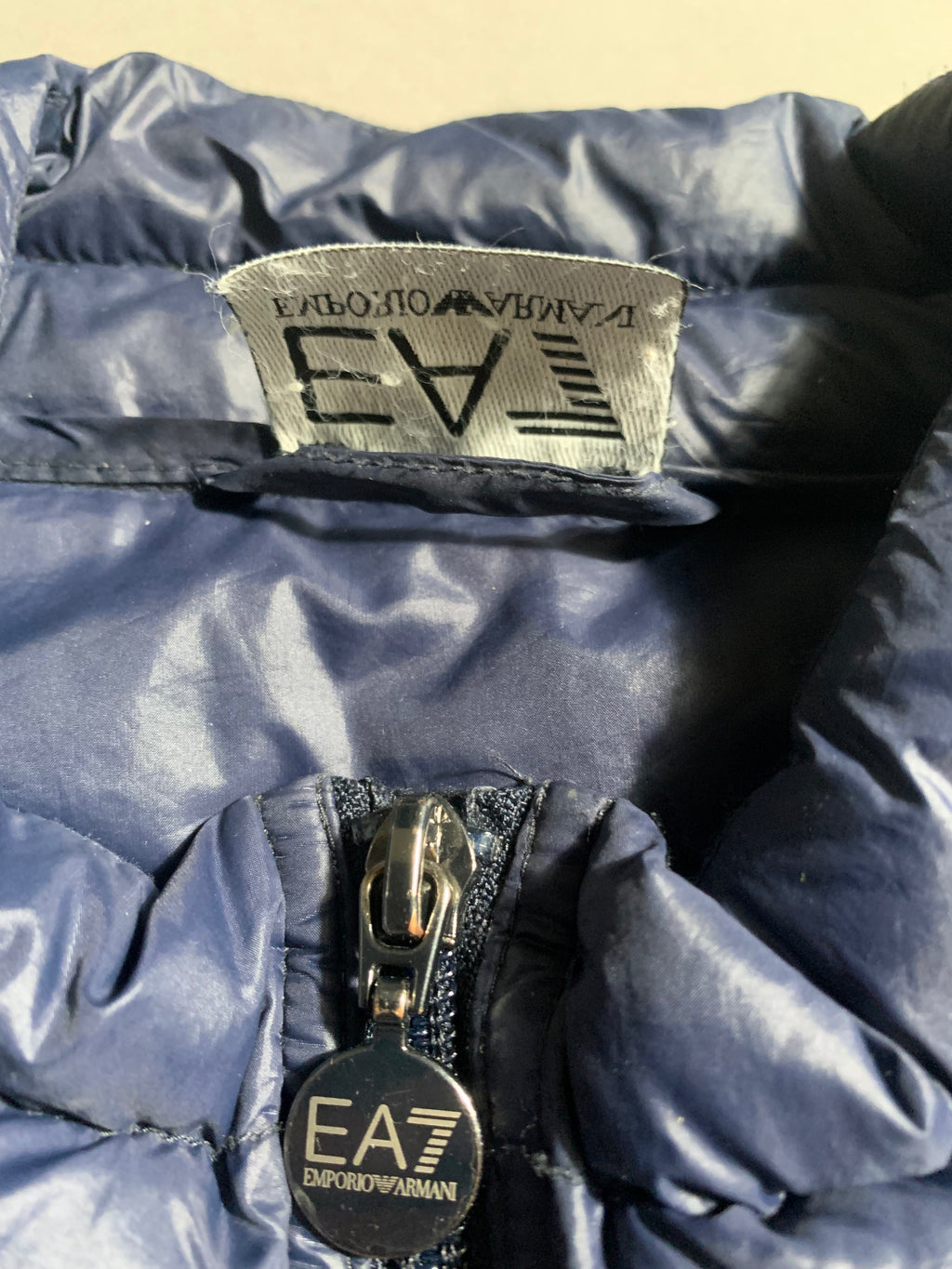 Emporio Armani 7 Vintage Y2K Quilted  Puffer Jacket L Mens