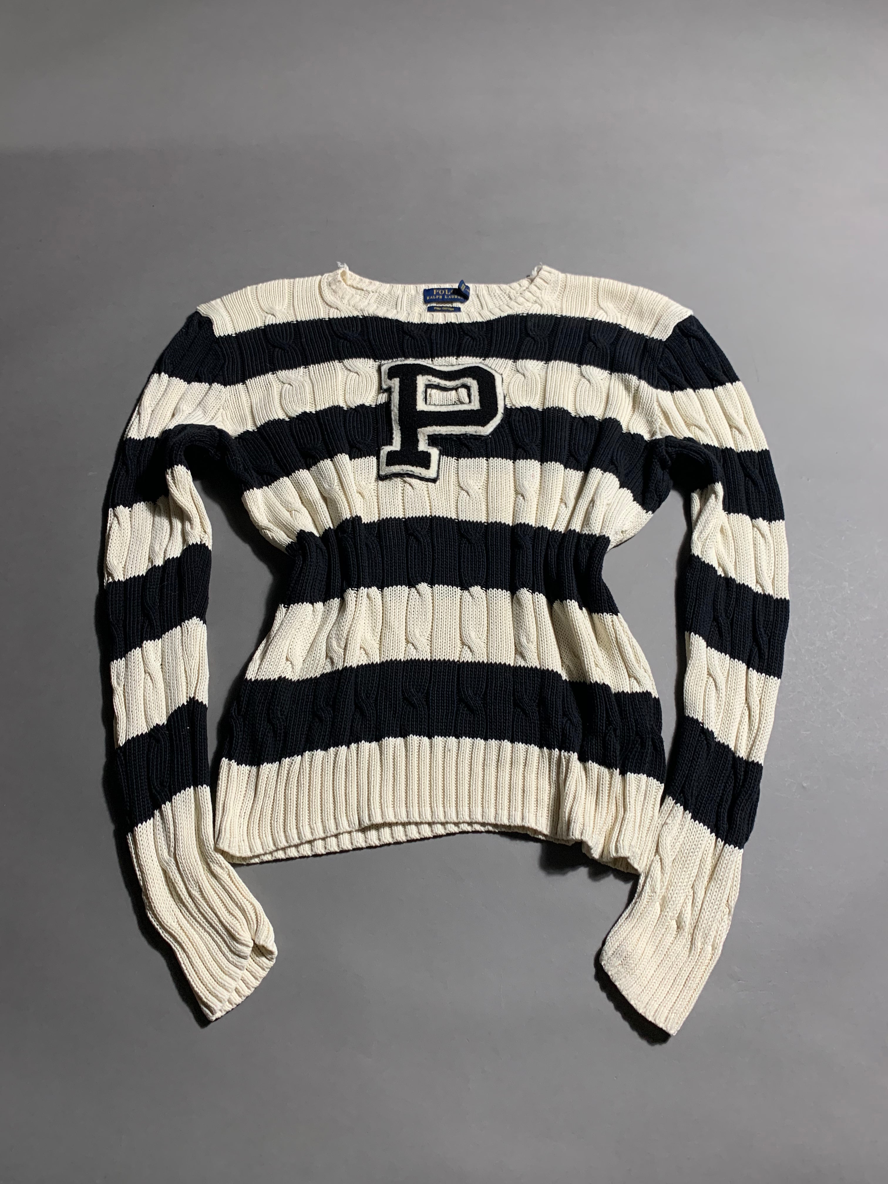 Polo Ralph Lauren Vintage Y2K Knit Sweatshirt L Womens