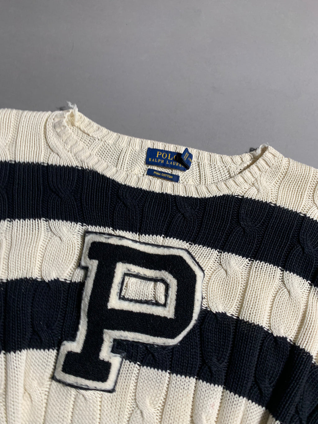 Polo Ralph Lauren Vintage Y2K Knit Sweatshirt L Womens