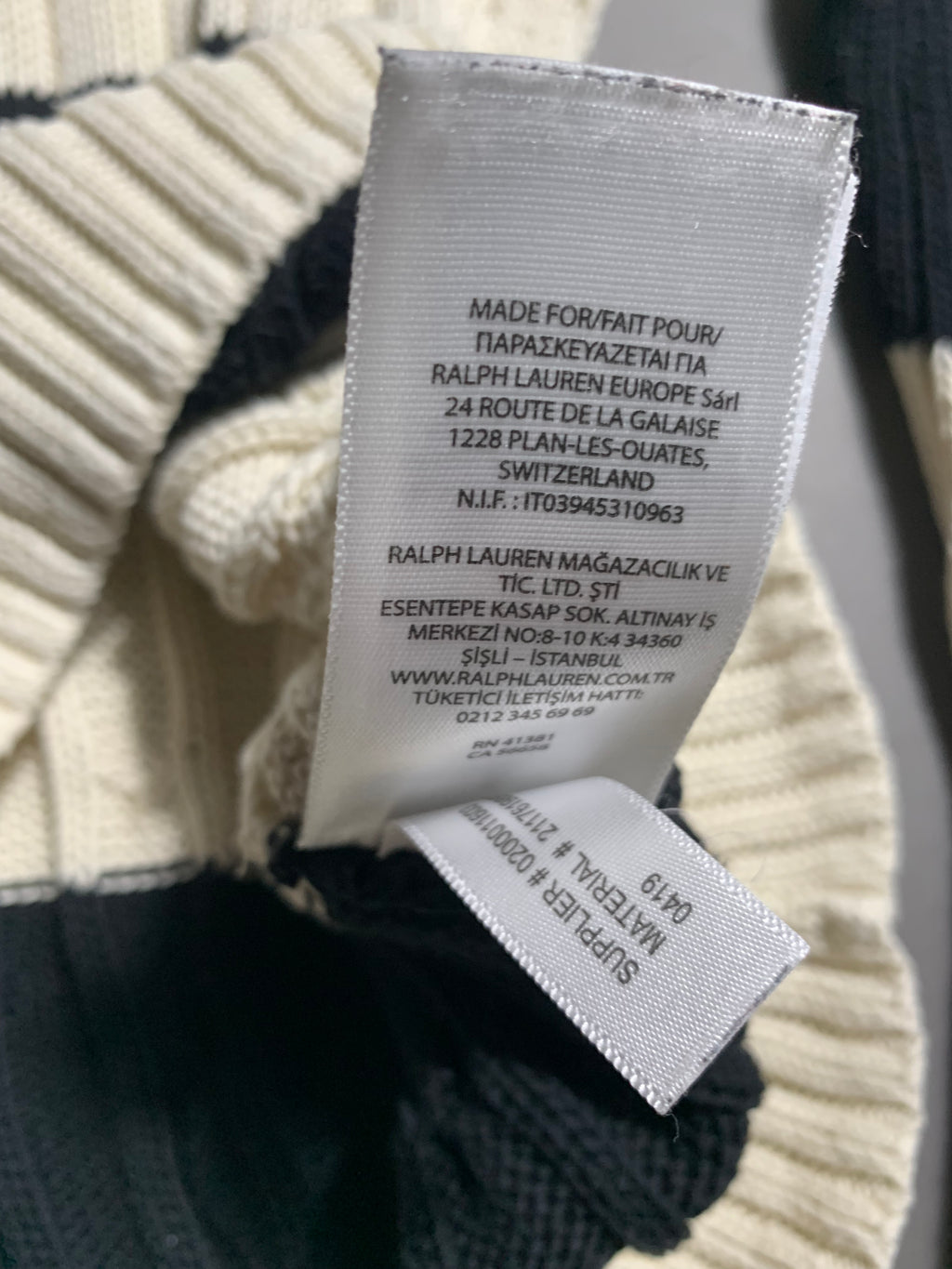 Polo Ralph Lauren Vintage Y2K Knit Sweatshirt L Womens