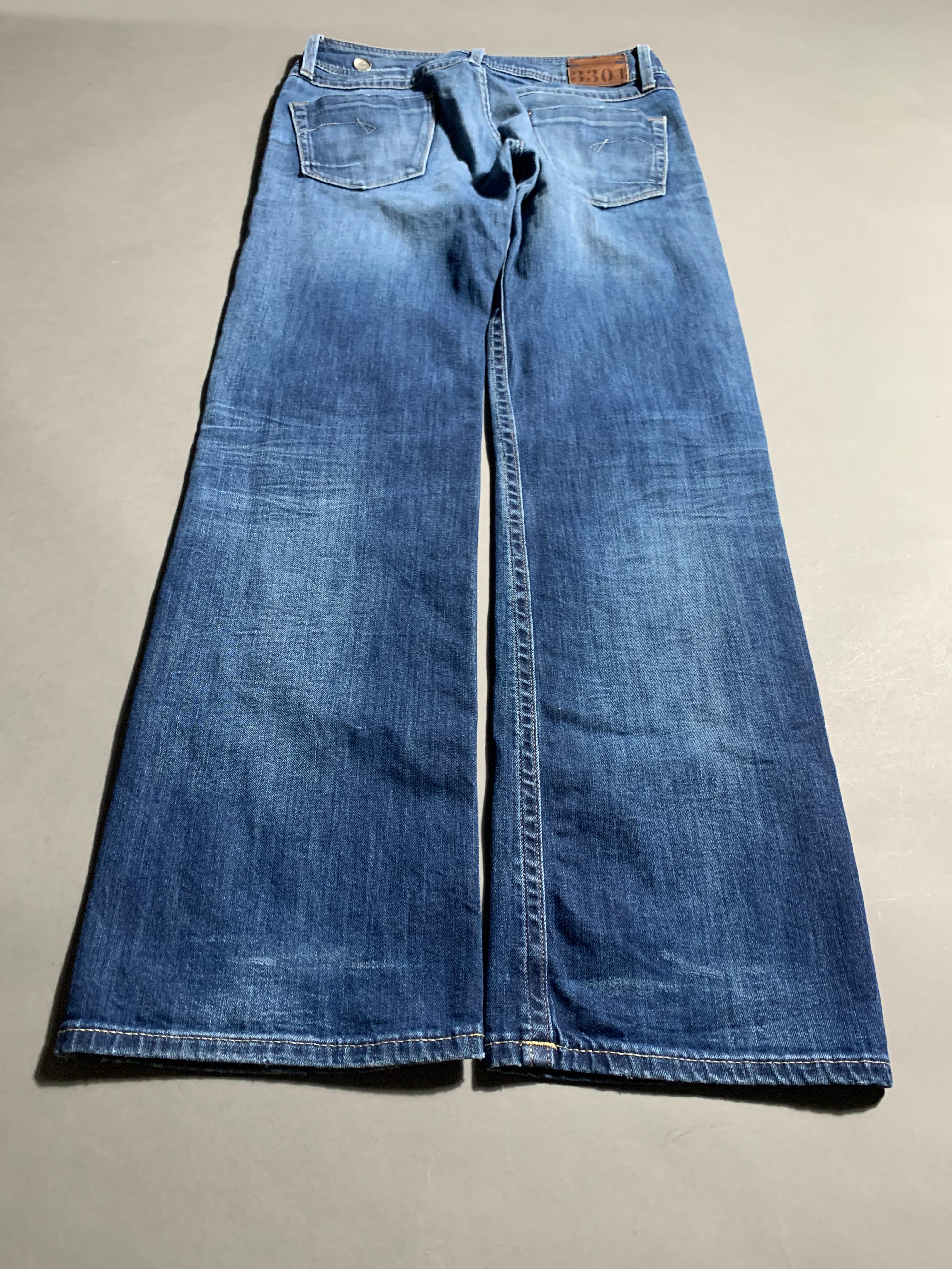 G-Star Raw Jeans Vintage Y2K Straight Leg Baggy Jeans M Mens