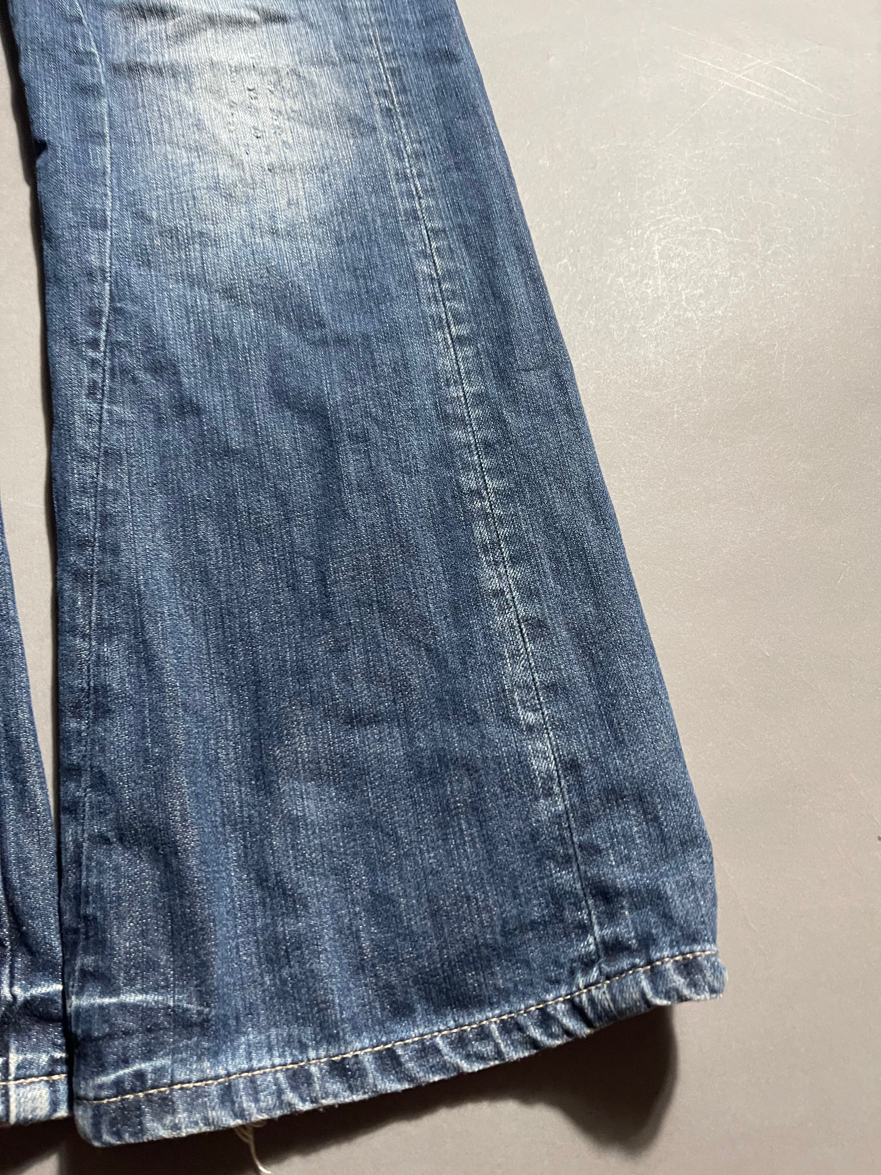 G-Star Raw Distressed Vintage Y2K Straight Leg Baggy Jeans L Mens
