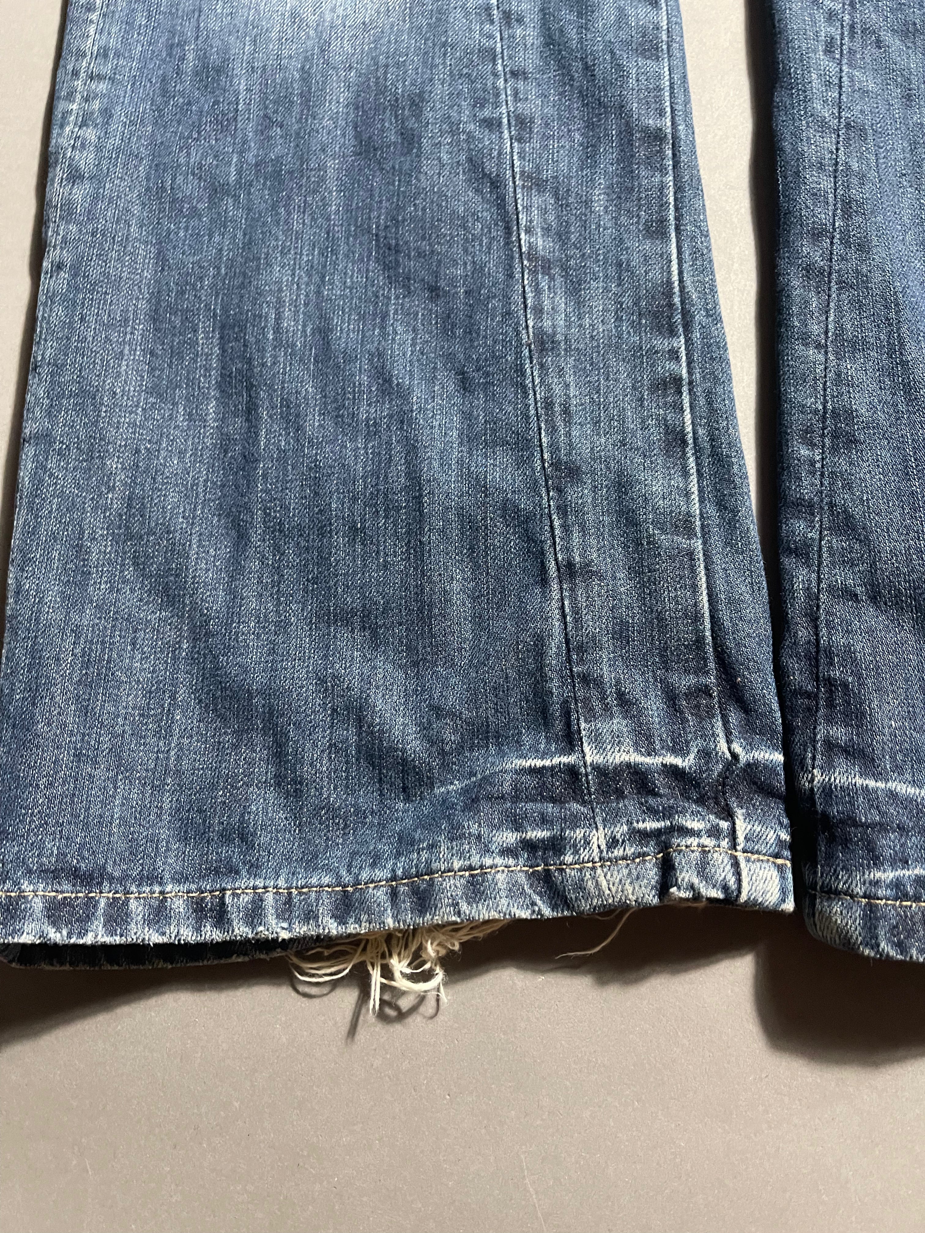 G-Star Raw Distressed Vintage Y2K Straight Leg Baggy Jeans L Mens
