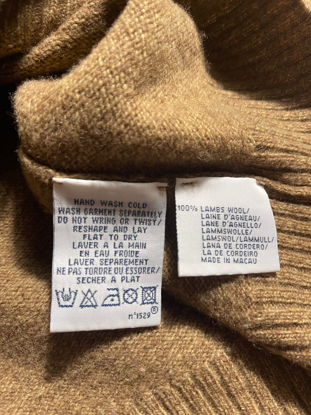 Ralph Lauren Vintage V-Neck Y2K Knit Sweatshirt M Womens