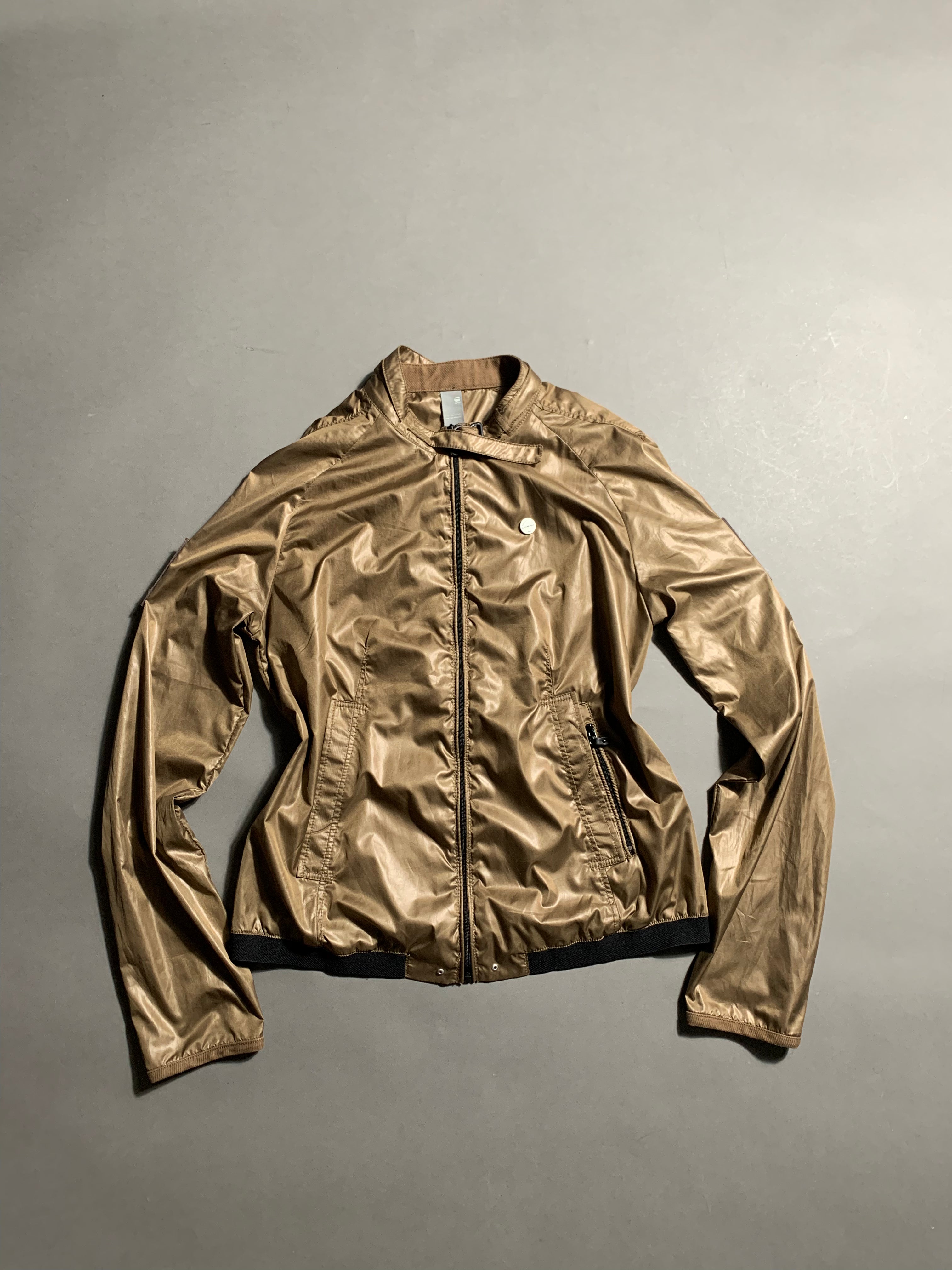 G-Star Raw Vintage Y2K Racer Biker Utility Jacket S Womens