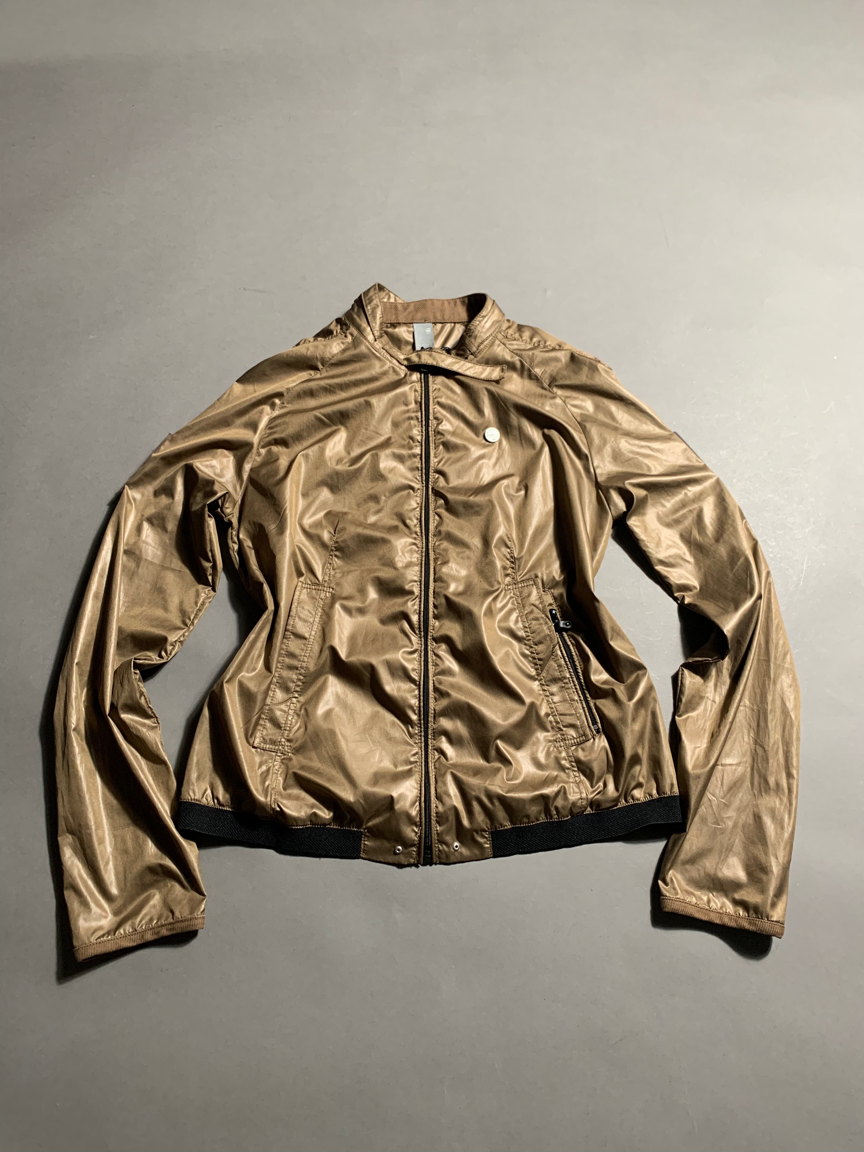 G-Star Raw Vintage Y2K Racer Biker Utility Jacket S Womens