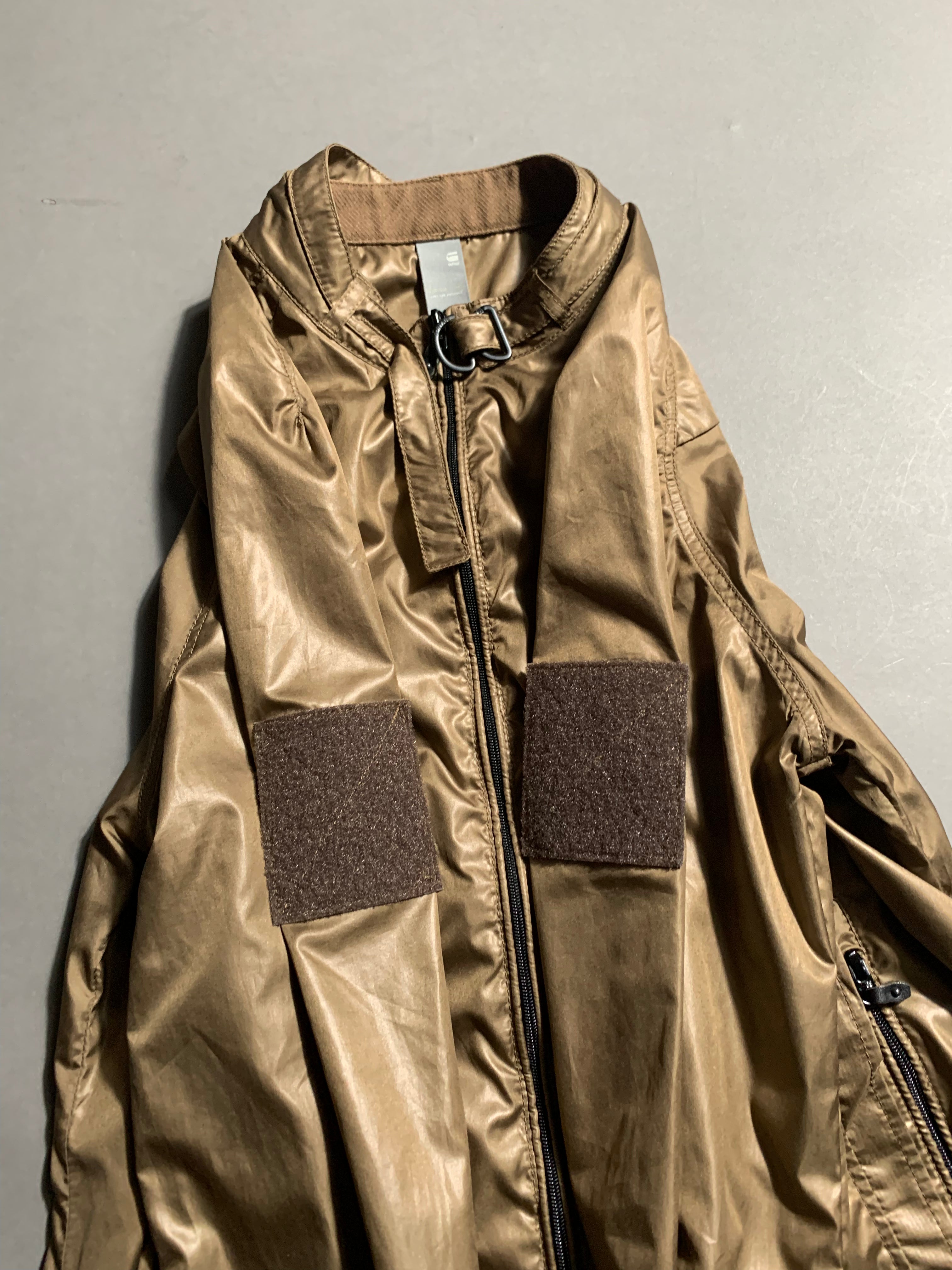 G-Star Raw Vintage Y2K Racer Biker Utility Jacket S Womens