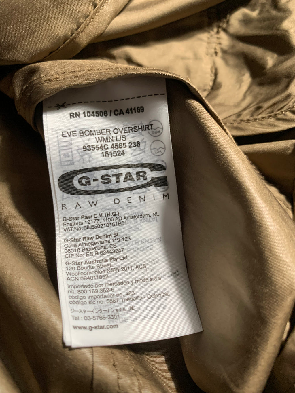 G-Star Raw Vintage Y2K Racer Biker Utility Jacket S Womens