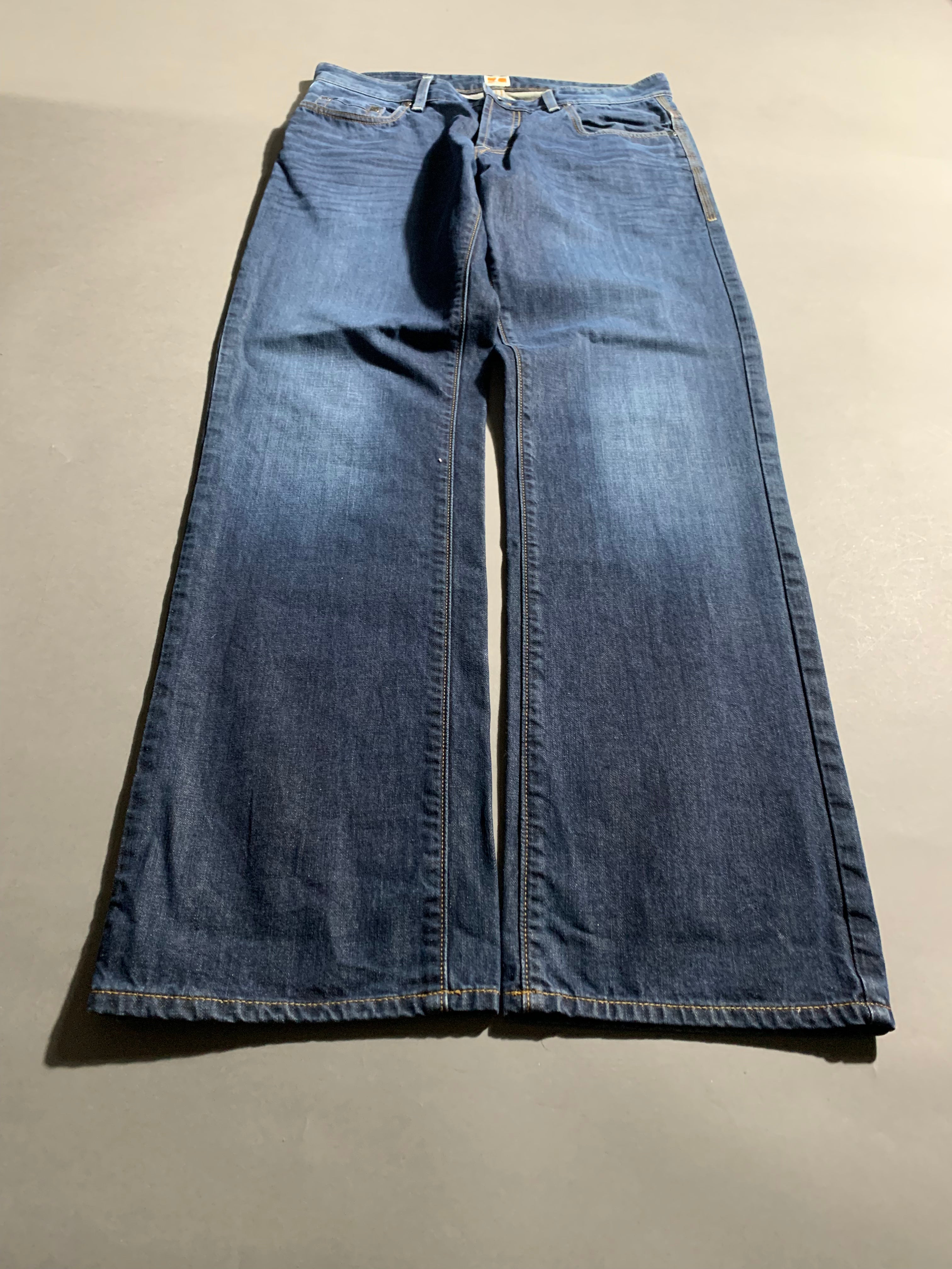 Hugo Boss Jeans Vintage Y2K Straight Leg Baggy Jeans M Mens