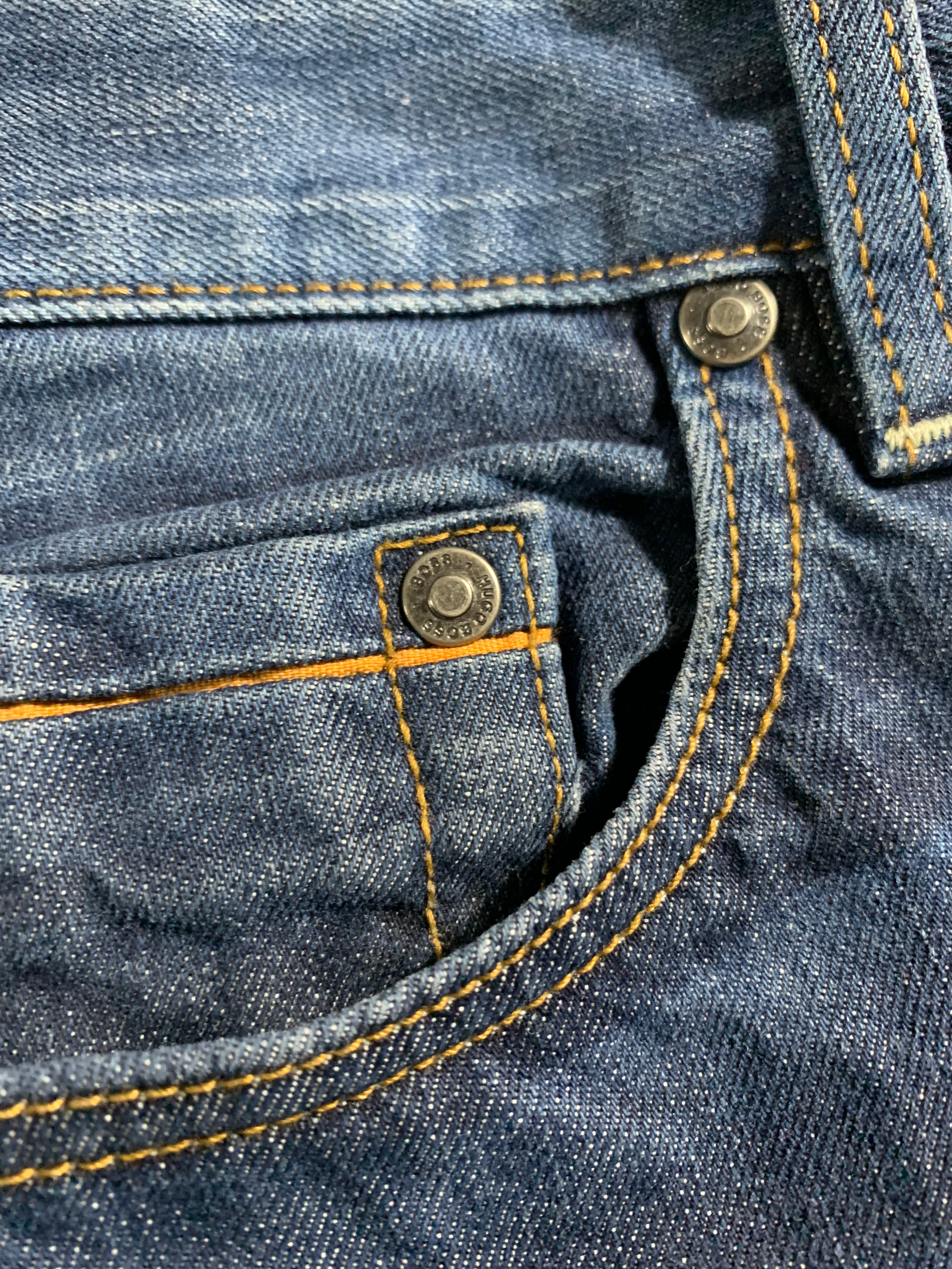 Hugo Boss Jeans Vintage Y2K Straight Leg Baggy Jeans M Mens