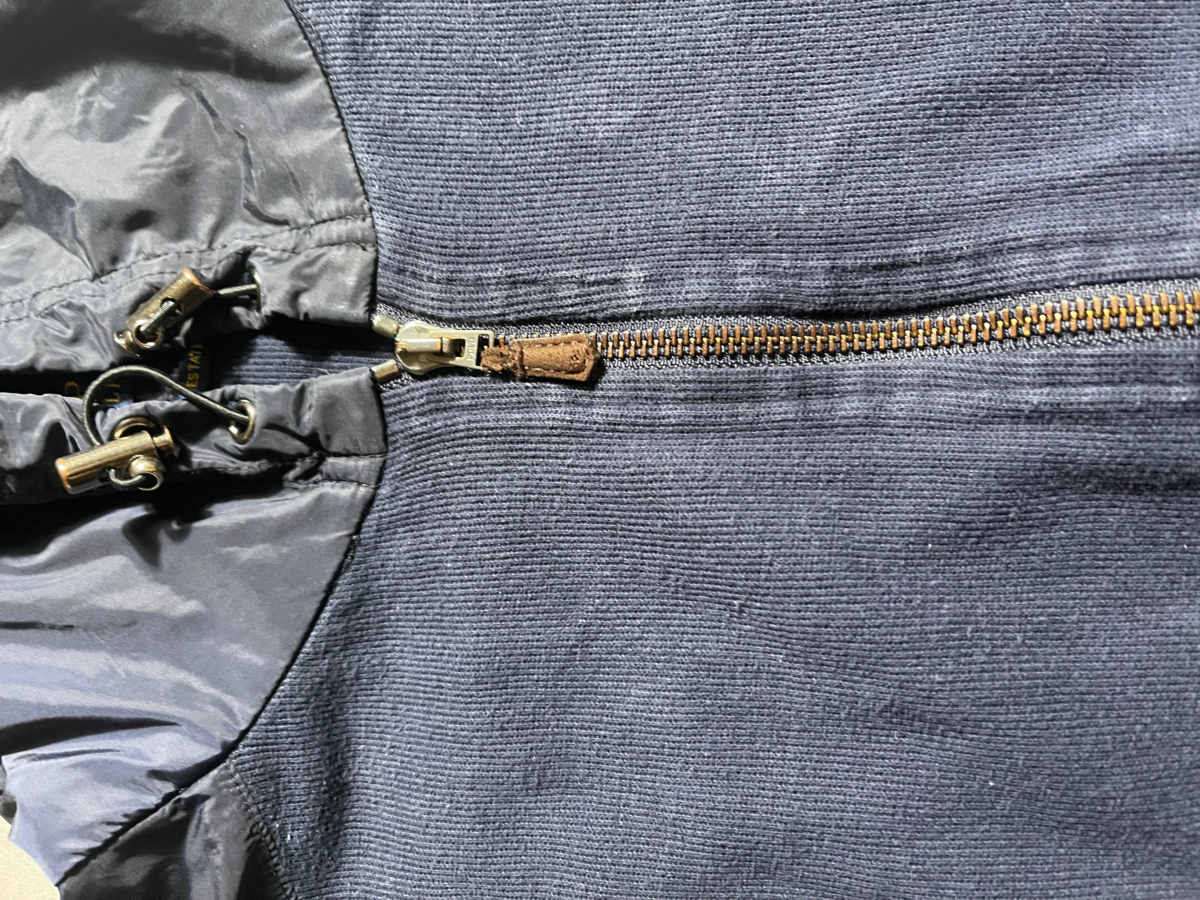 Polo Ralph Lauren Utility Military Style Vintage Y2K Zip Hoodie L Mens