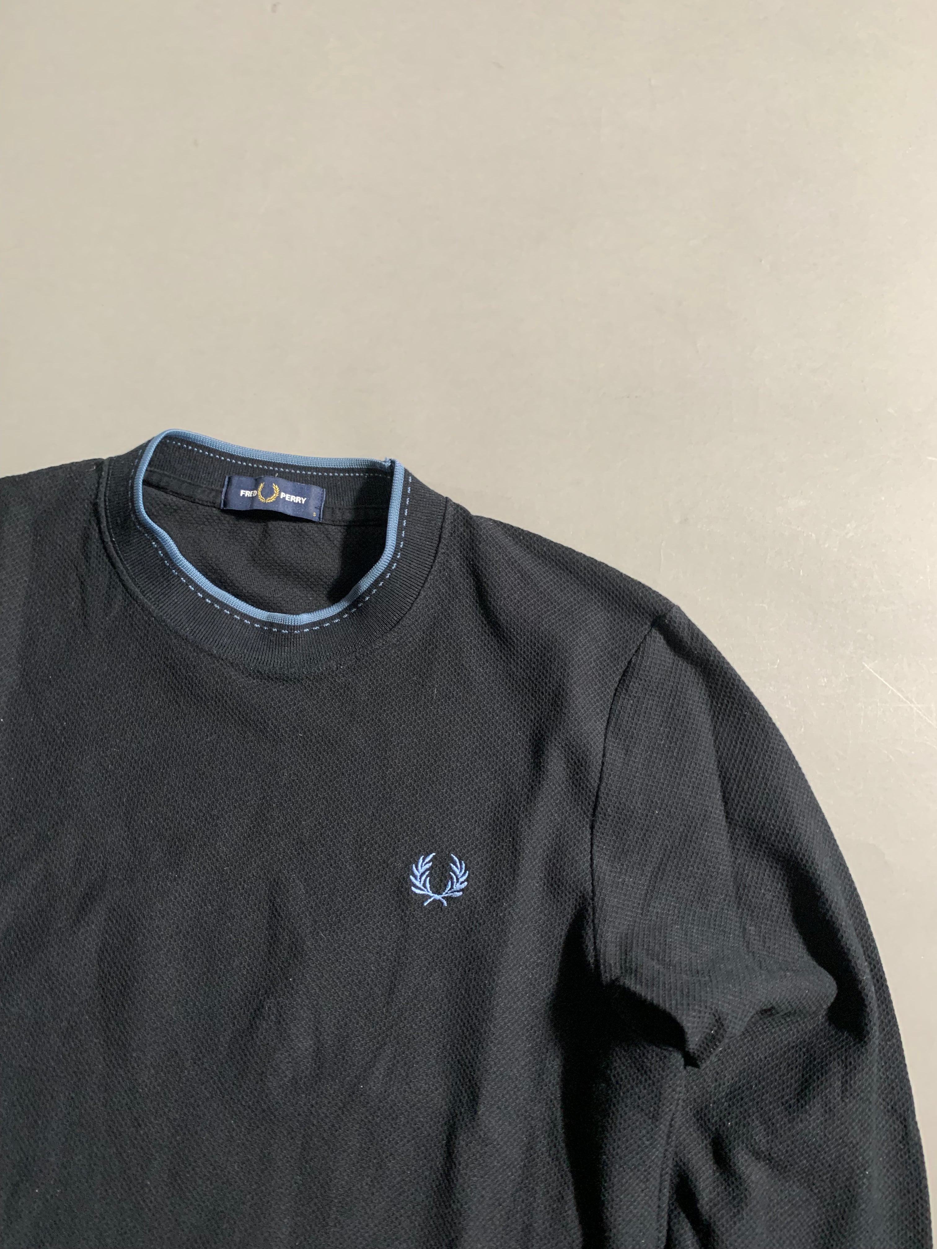 Fred Perry Vintage Y2K Sweatshirt Knit S Mens