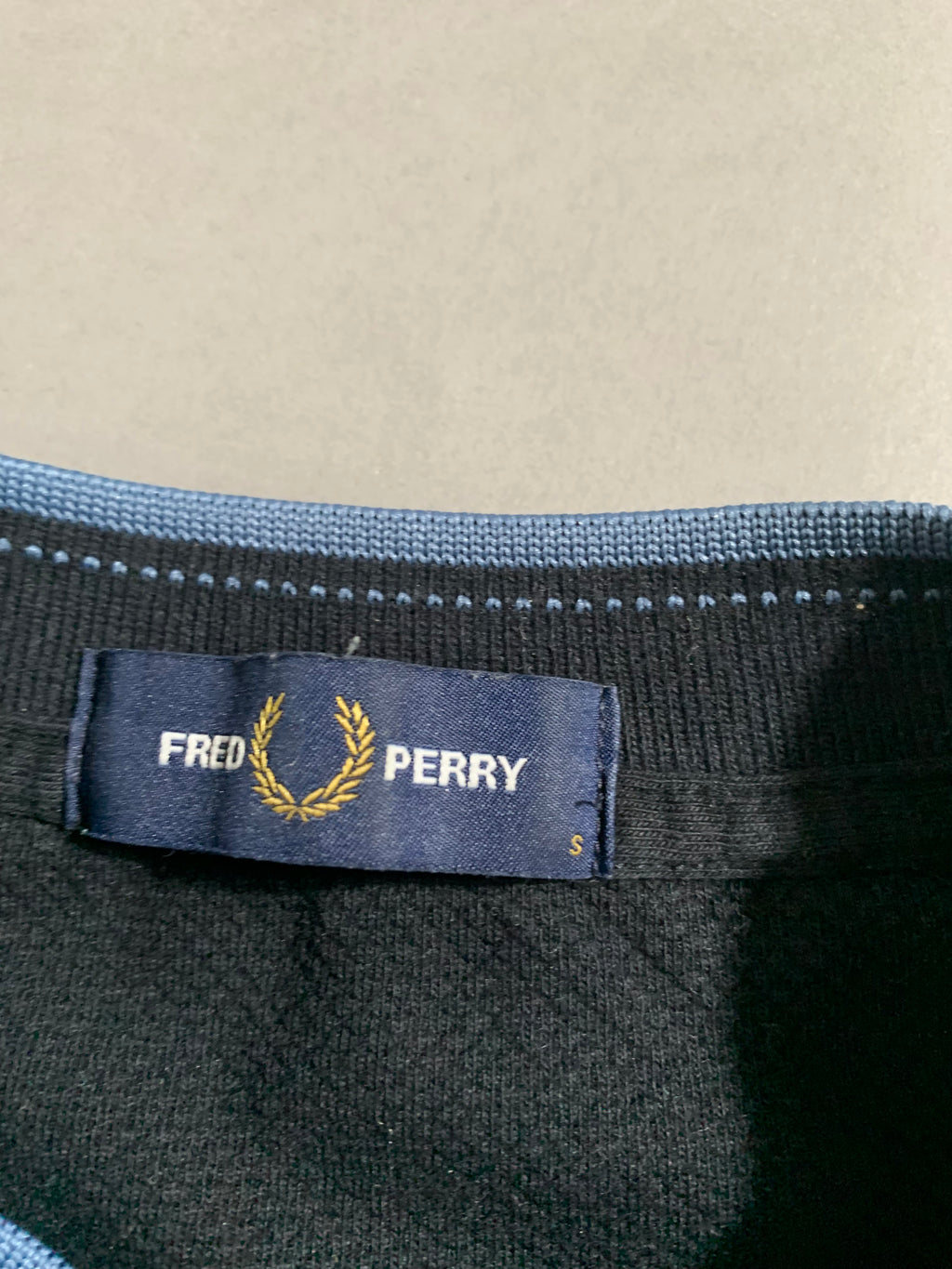 Fred Perry Vintage Y2K Sweatshirt Knit S Mens