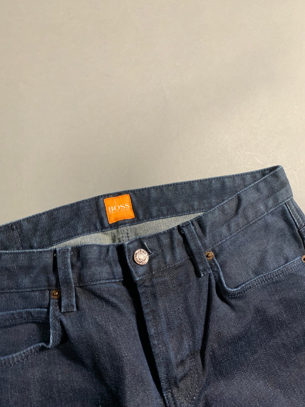 Hugo Boss Jeans Vintage Y2K Straight Leg Baggy Jeans S Mens
