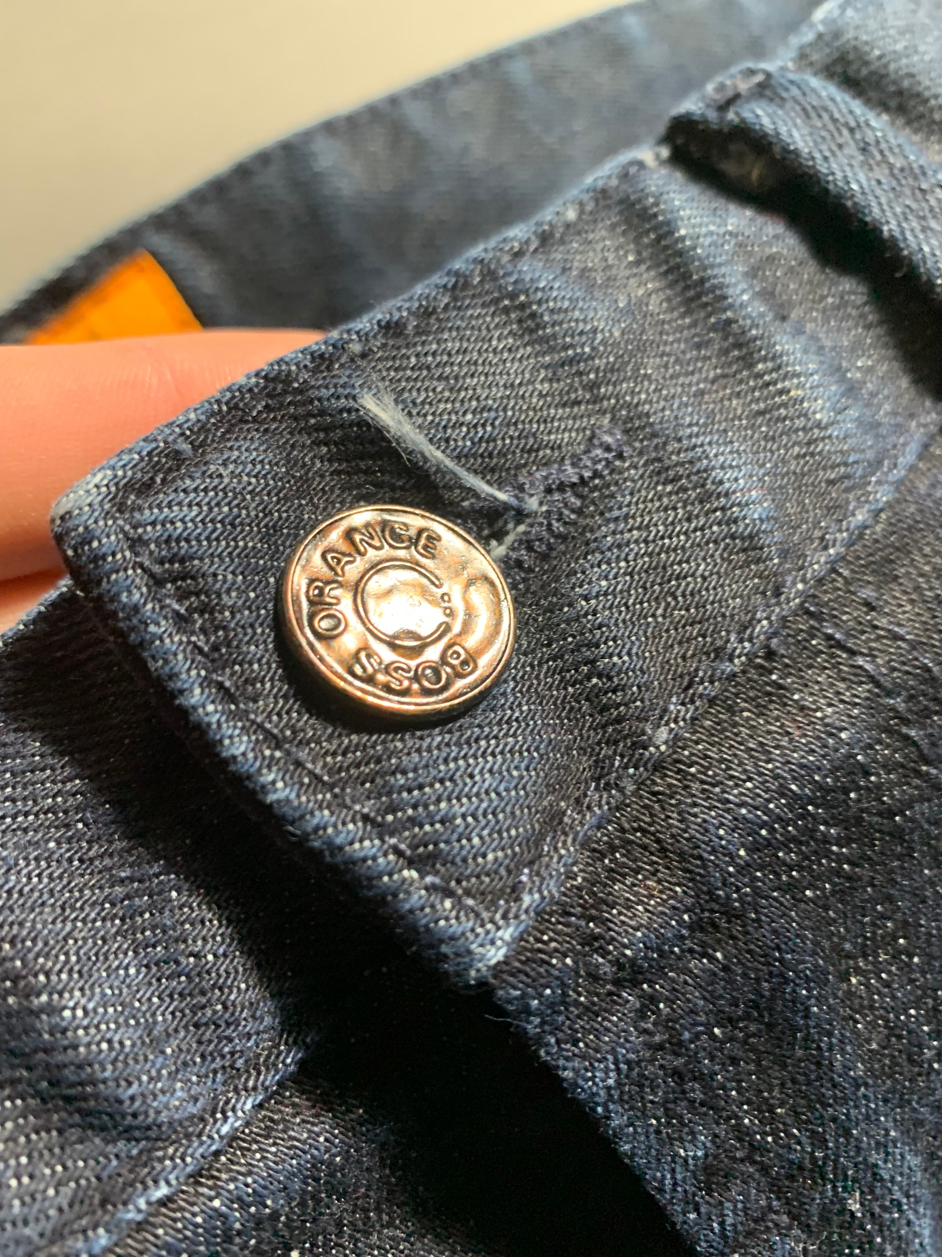 Hugo Boss Jeans Vintage Y2K Straight Leg Baggy Jeans S Mens