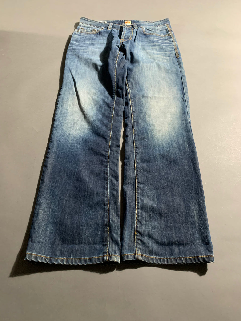 Hugo Boss Jeans Vintage Y2K Straight Leg Baggy Jeans M Mens