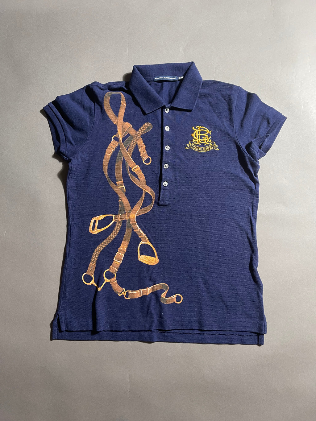 Polo Ralph Lauren Y2K Polo Shirt M Womens