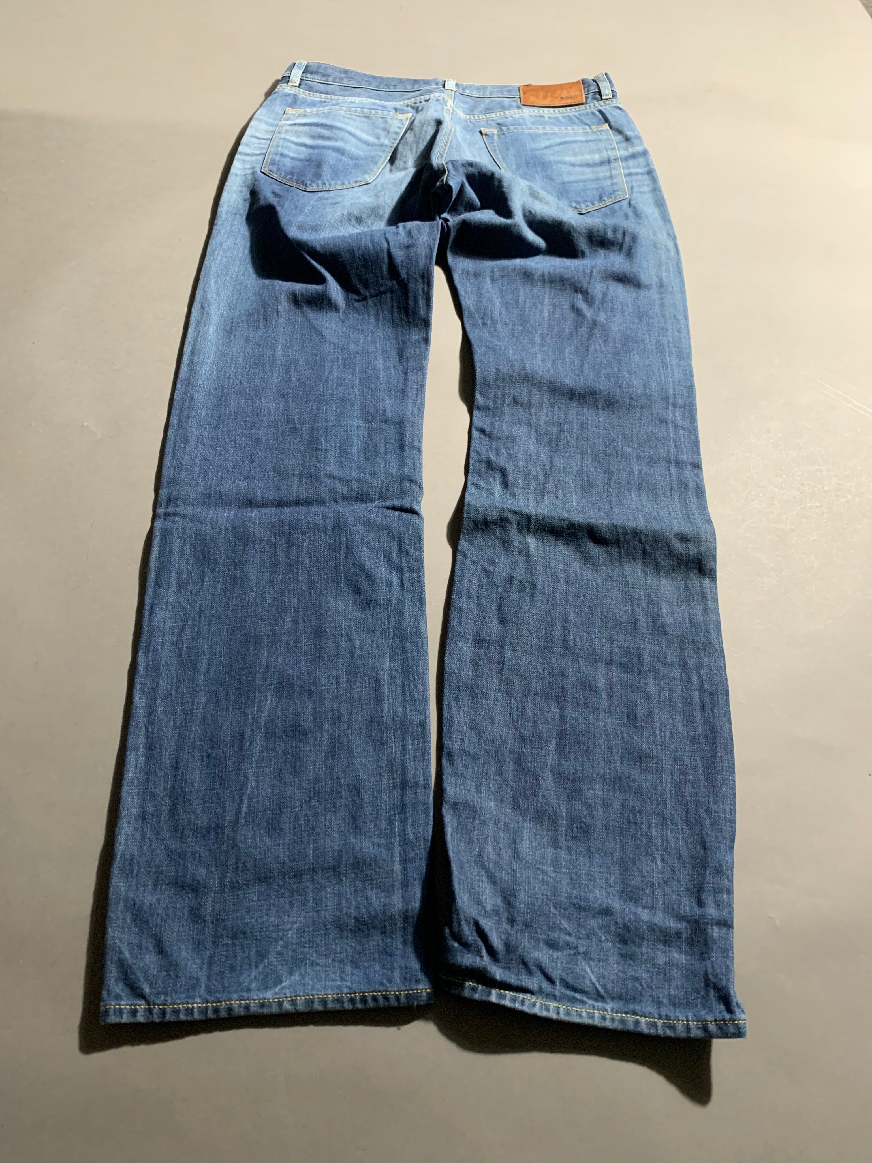 Hugo Boss Jeans Vintage Y2K Straight Leg Baggy Jeans L Mens