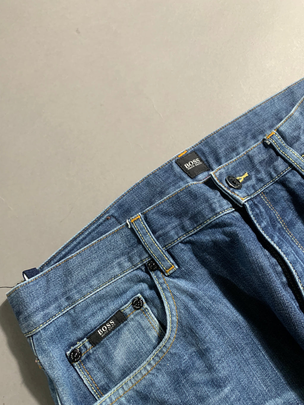 Hugo Boss Jeans Vintage Y2K Straight Leg Baggy Jeans L Mens