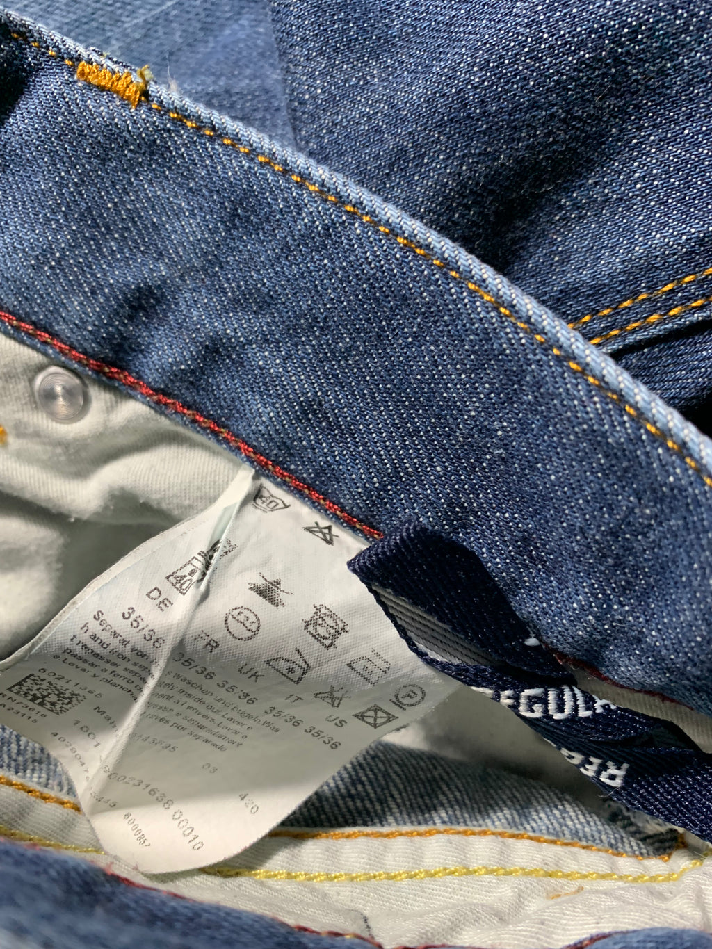 Hugo Boss Jeans Vintage Y2K Straight Leg Baggy Jeans L Mens
