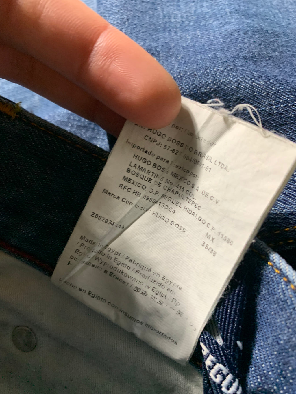 Hugo Boss Jeans Vintage Y2K Straight Leg Baggy Jeans L Mens