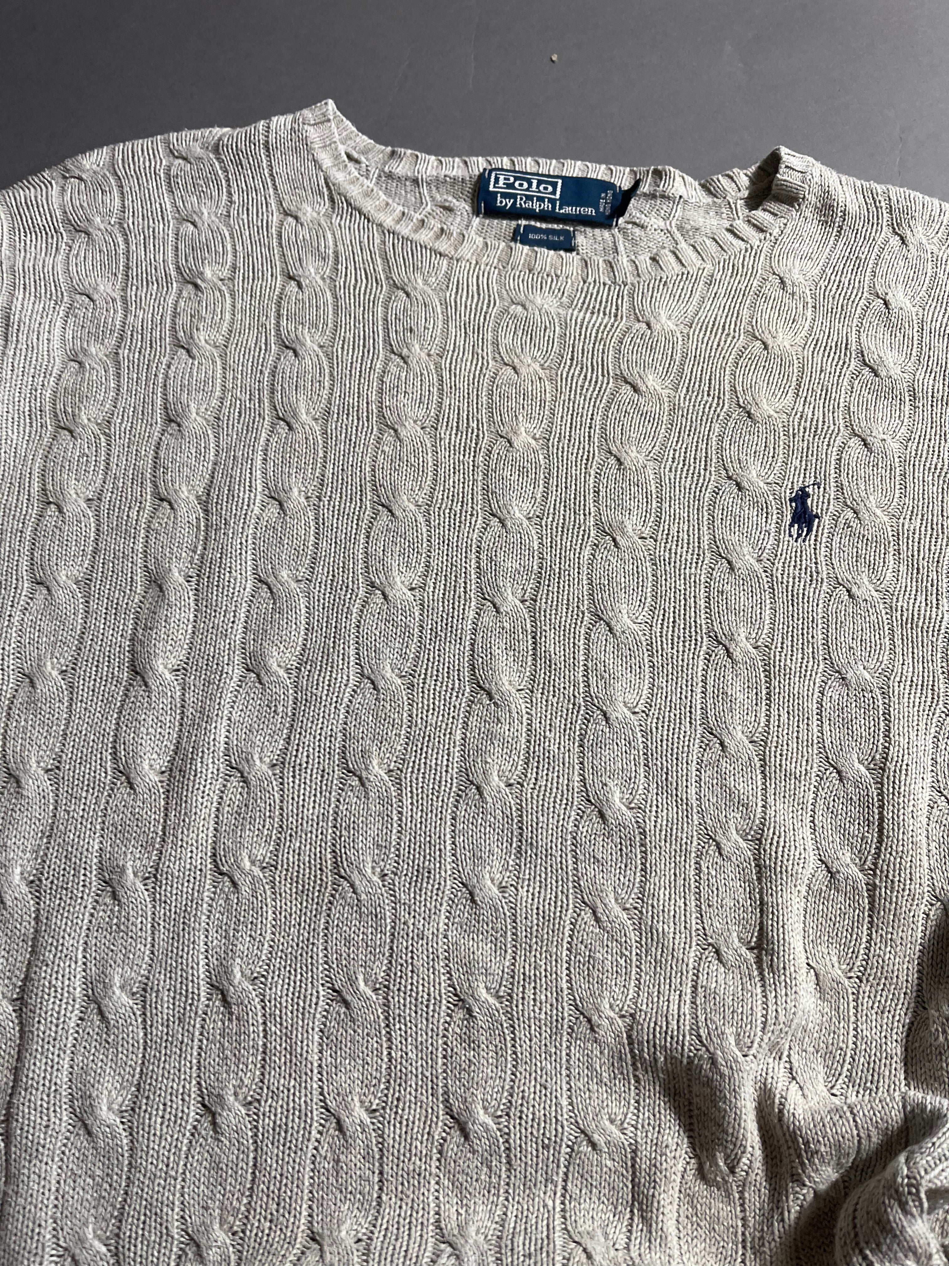Polo Ralph Lauren Vintage Y2K Sweatshirt Knit M Mens