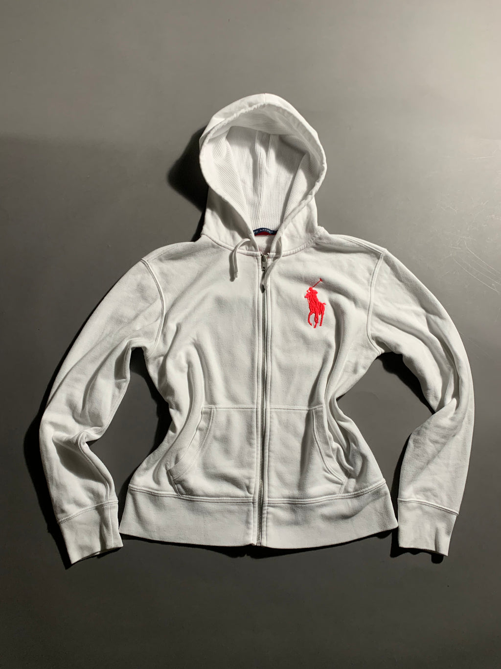 Polo Ralph Lauren Vintage Y2K Zip-Hoodie L Womens
