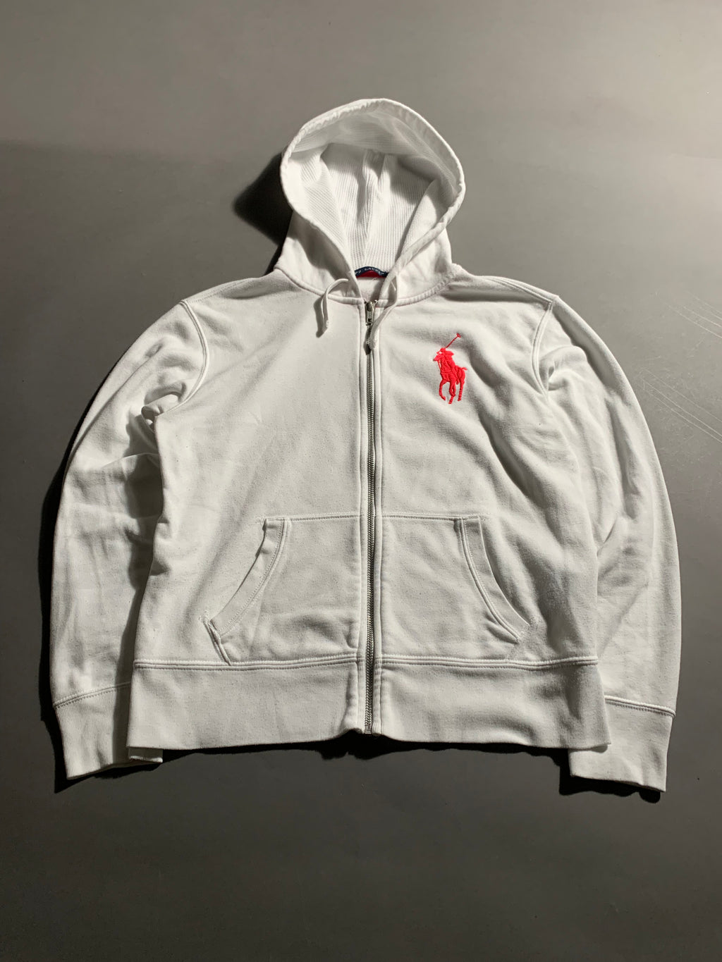 Polo Ralph Lauren Vintage Y2K Zip-Hoodie L Womens