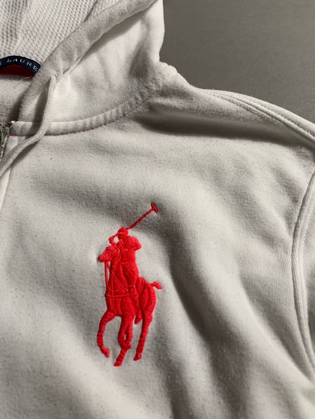 Polo Ralph Lauren Vintage Y2K Zip-Hoodie L Womens