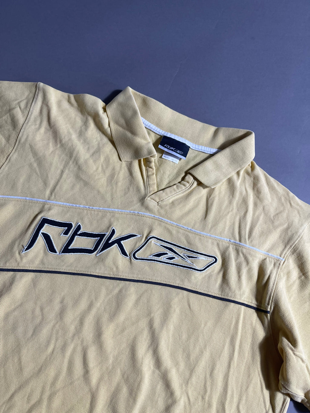 Reebok Vintage Y2K Polo Shirt L Mens