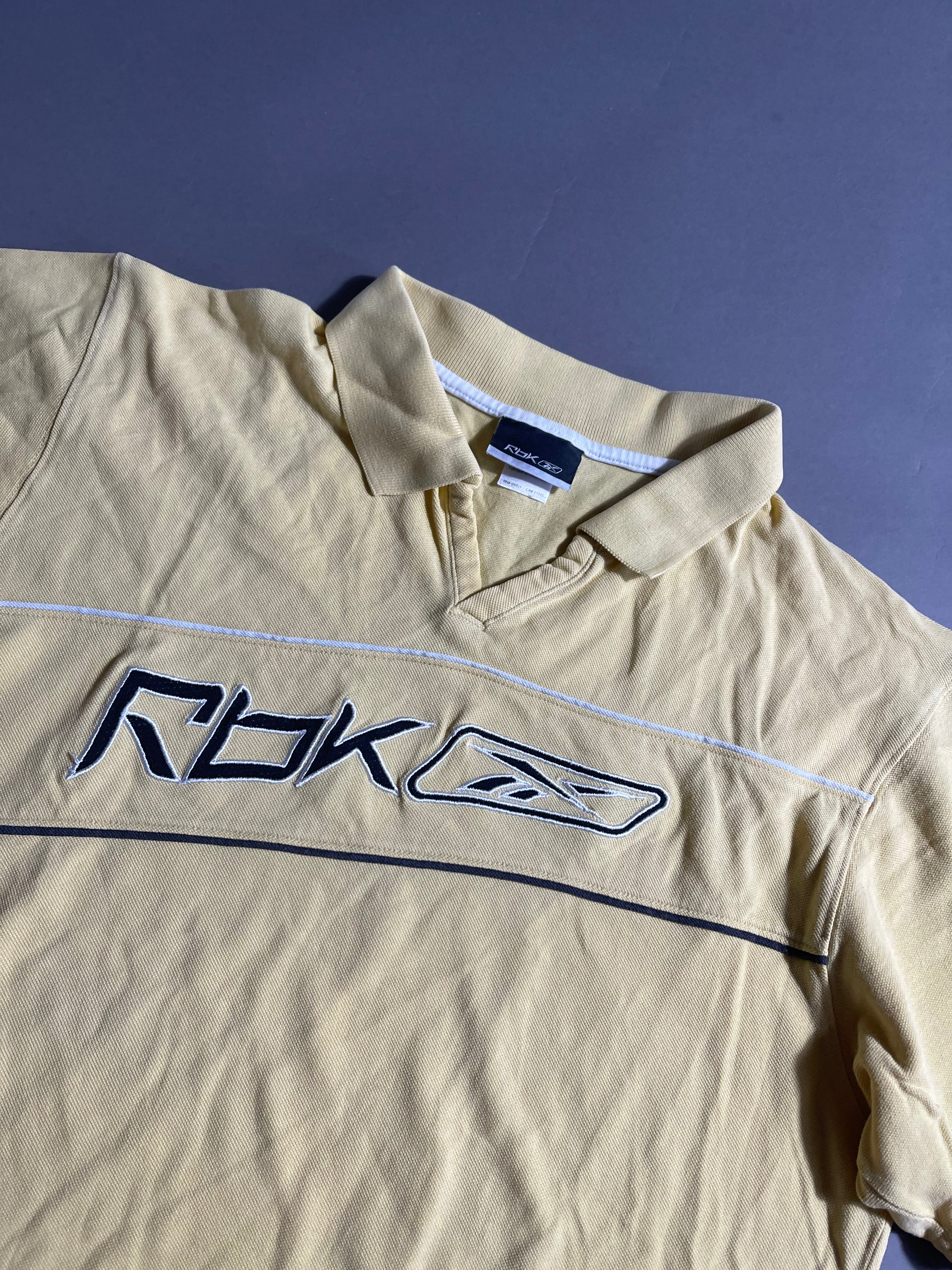 Reebok Vintage Y2K Polo Shirt L Mens