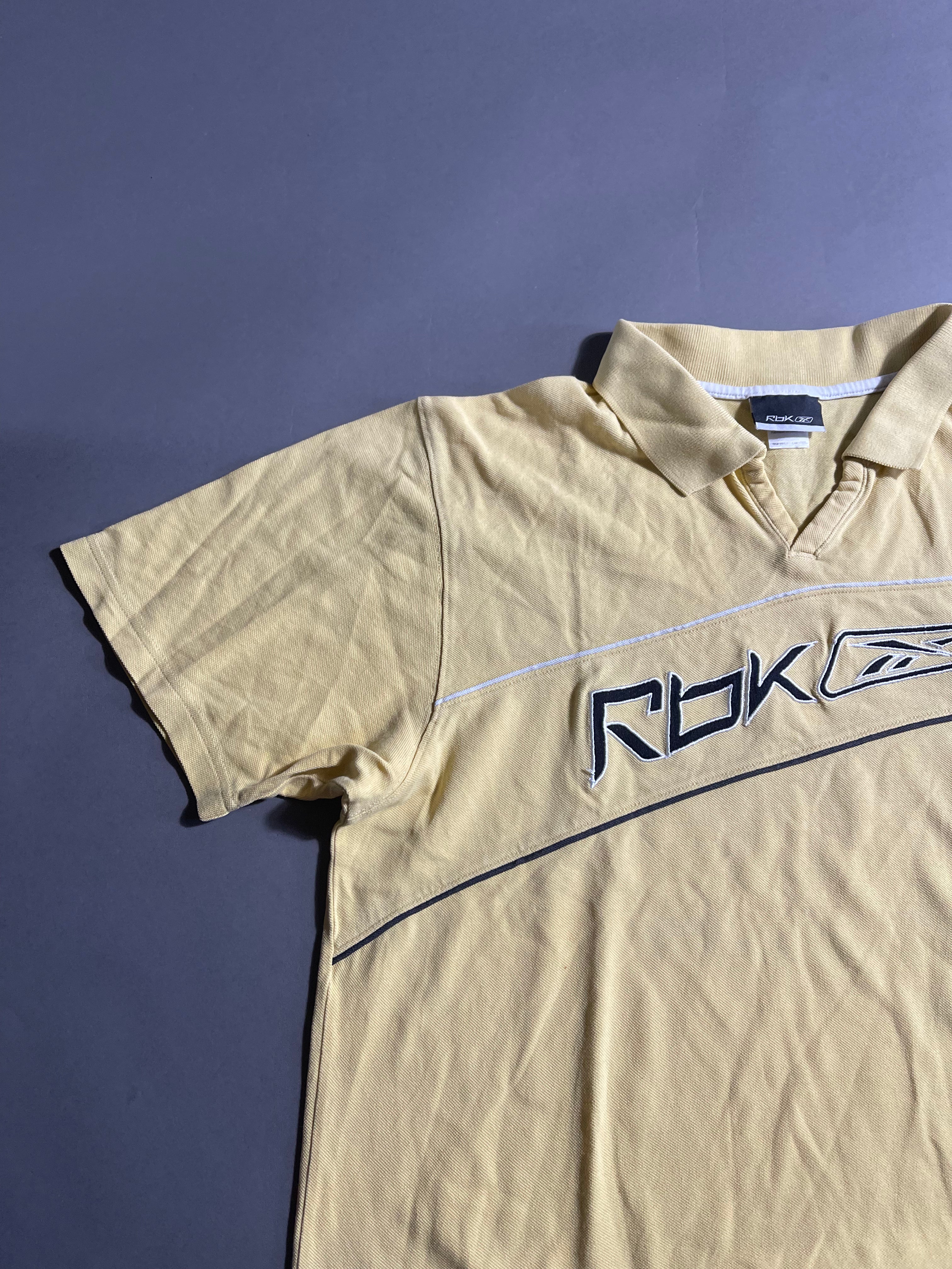 Reebok Vintage Y2K Polo Shirt L Mens
