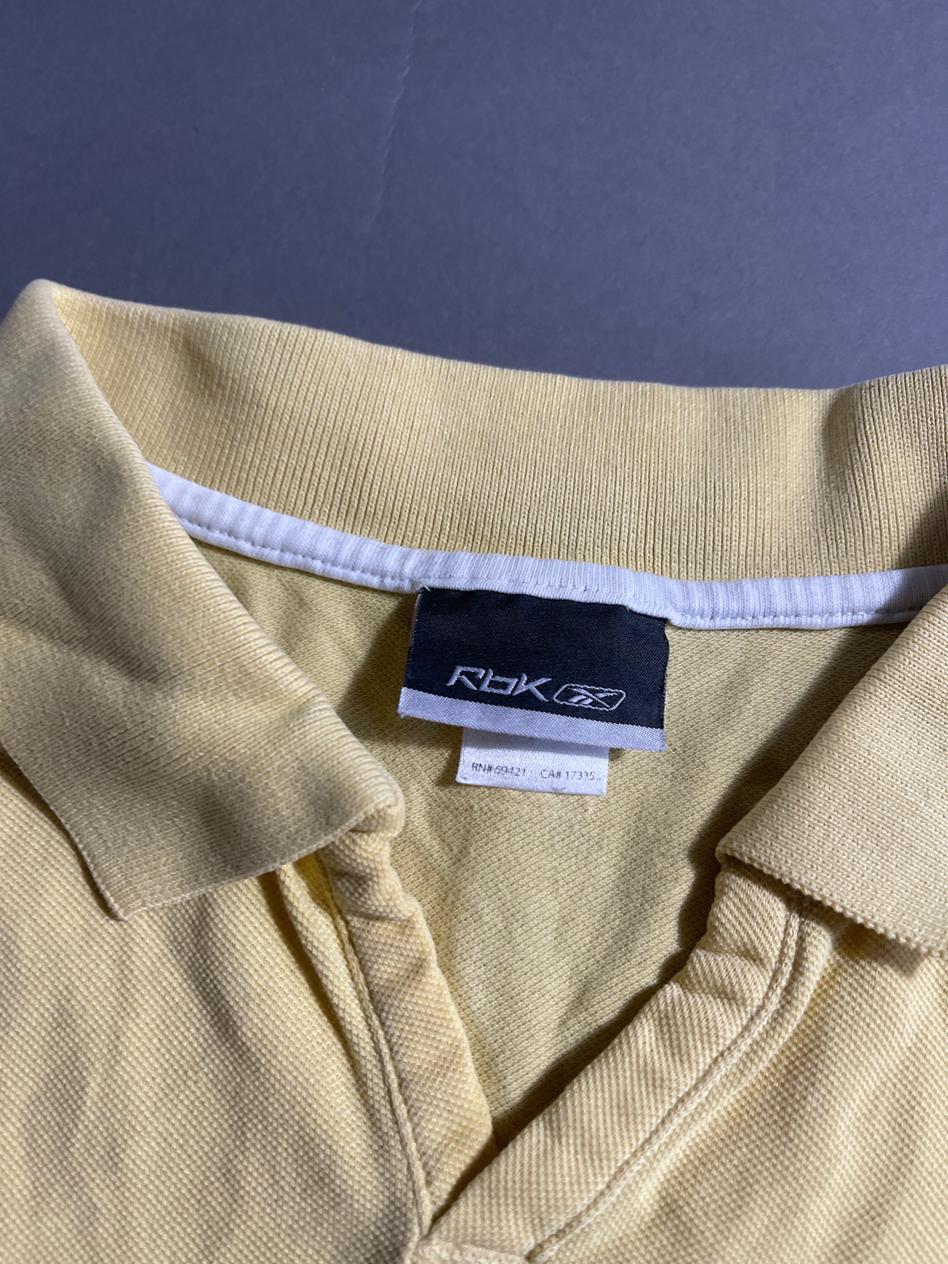 Reebok Vintage Y2K Polo Shirt L Mens