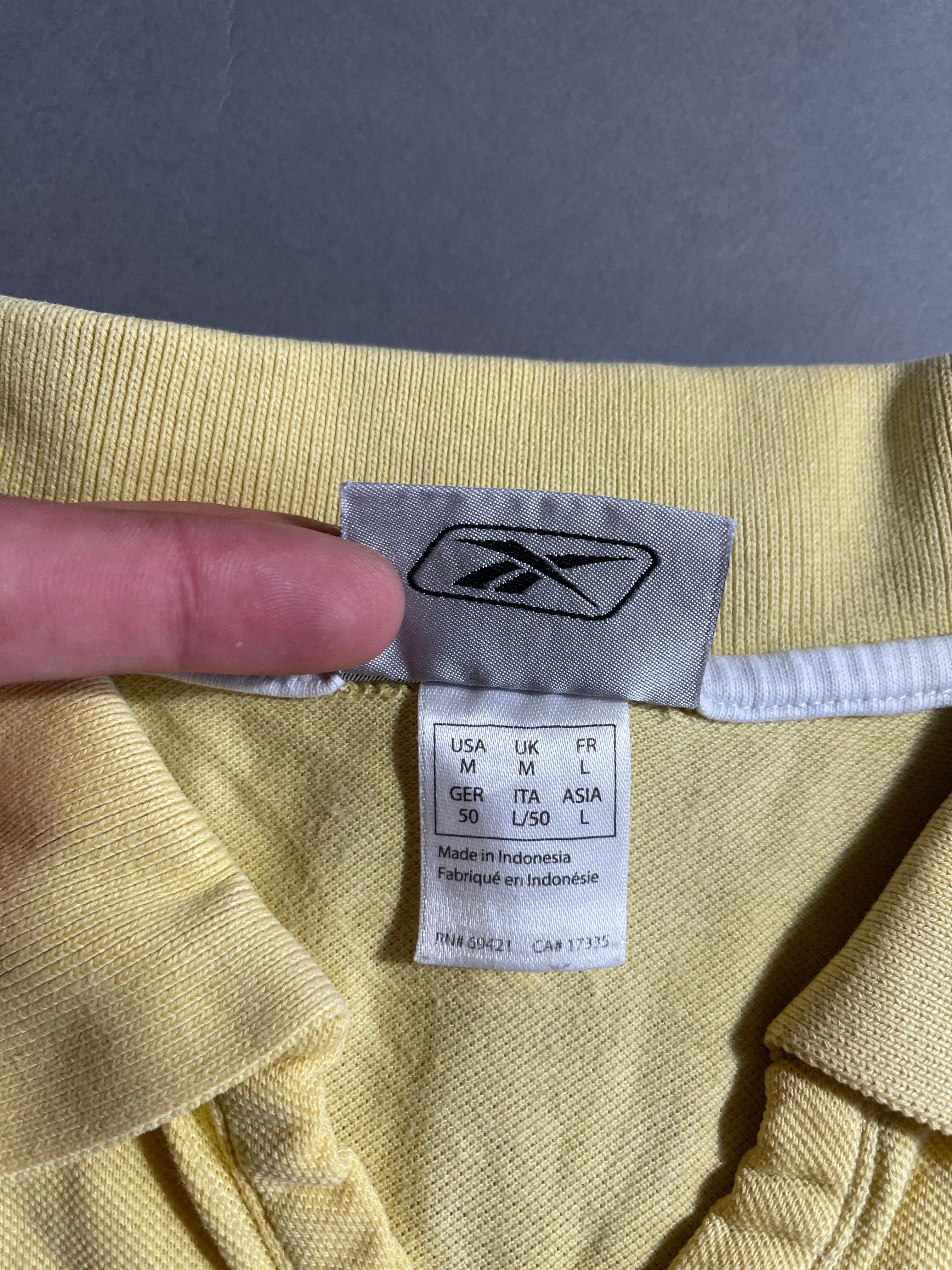 Reebok Vintage Y2K Polo Shirt L Mens