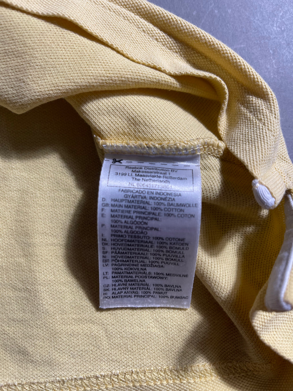 Reebok Vintage Y2K Polo Shirt L Mens