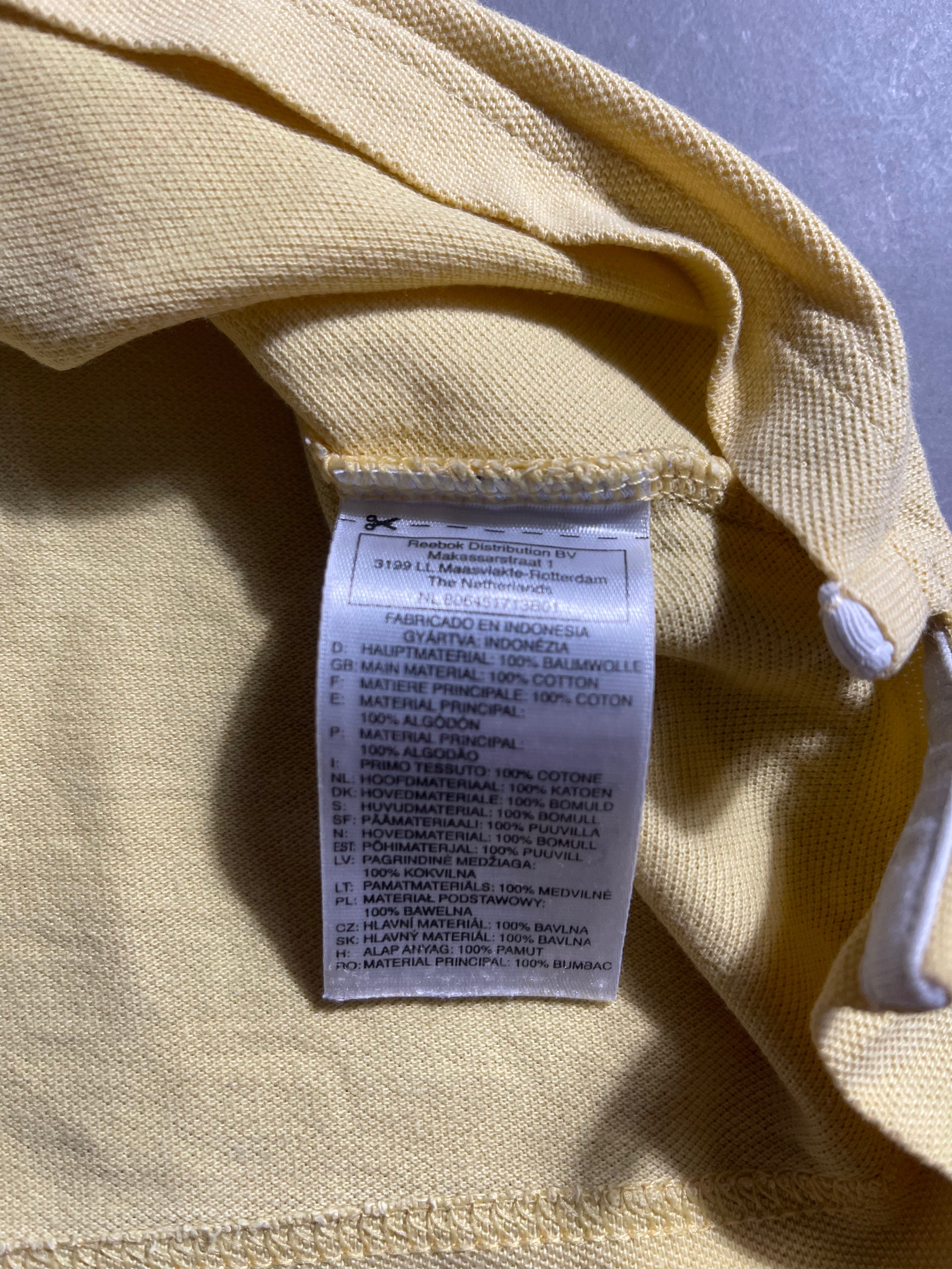 Reebok Vintage Y2K Polo Shirt L Mens