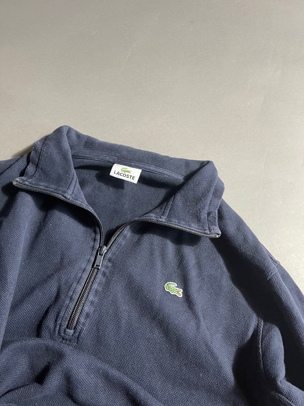 Lacoste Vintage Y2K Zip Sweat Jacket L Mens