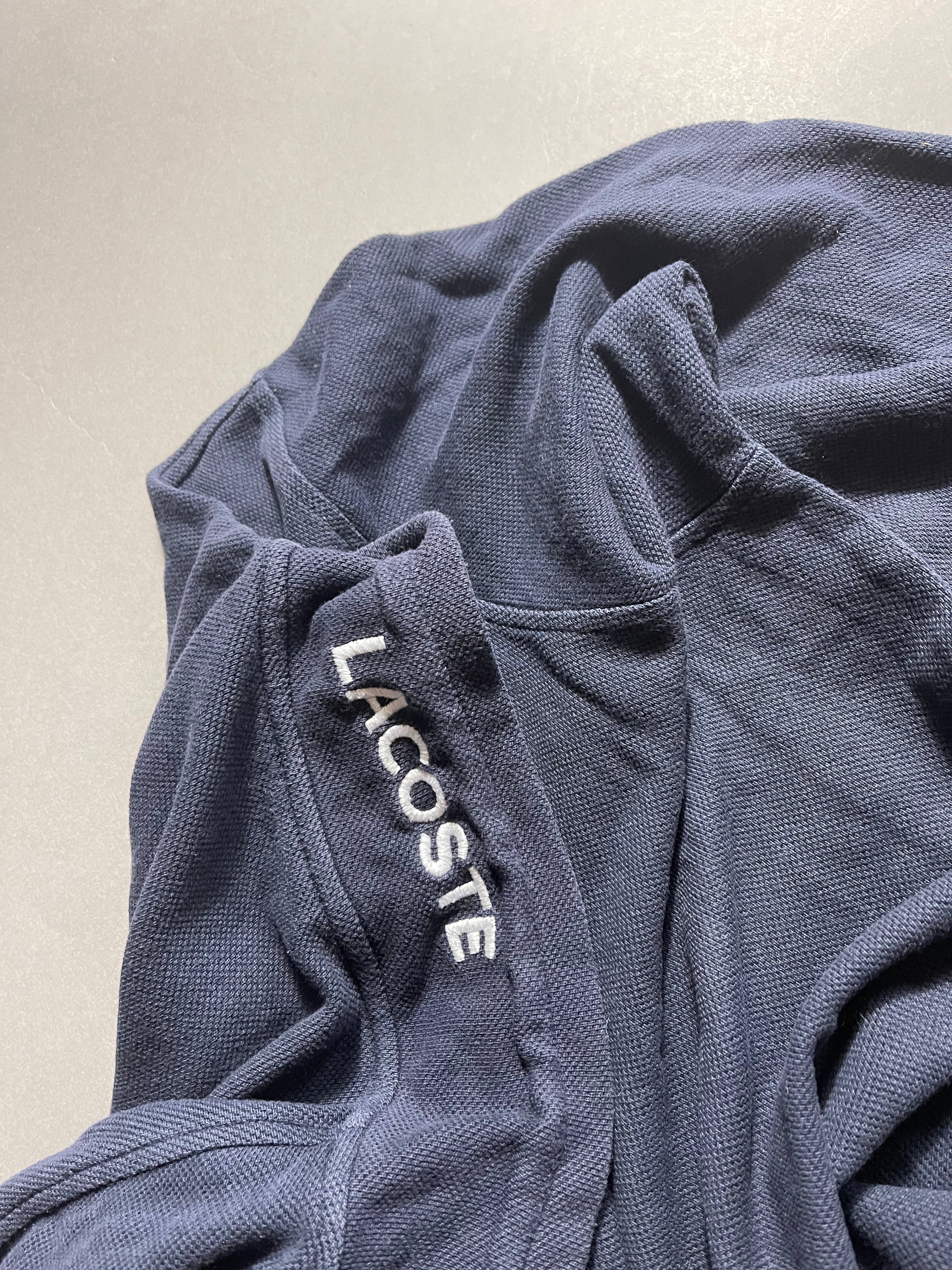Lacoste Vintage Y2K Zip Sweat Jacket L Mens