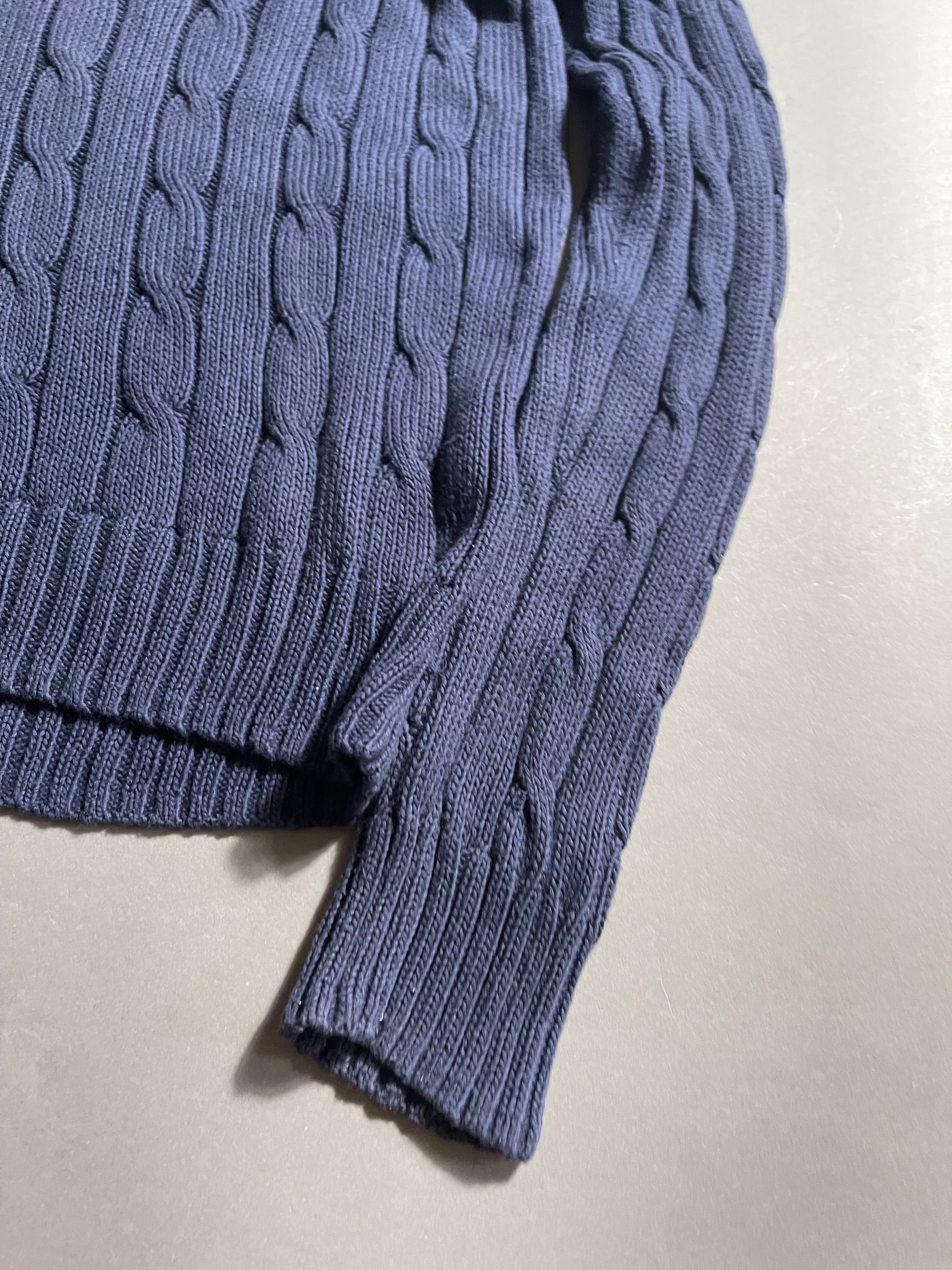 Ralph Lauren Vintage Y2K Knit Sweatshirt M Womens