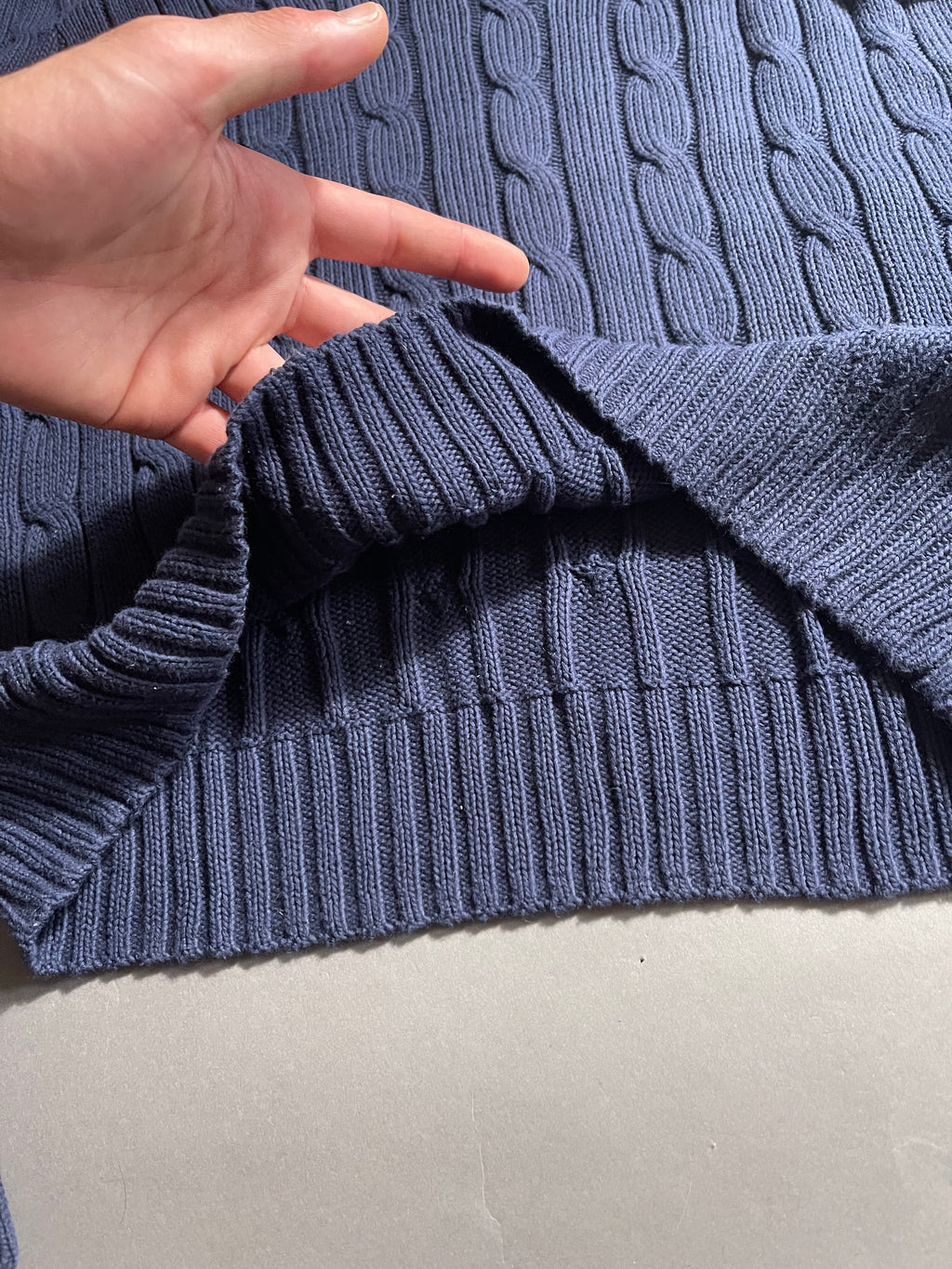 Ralph Lauren Vintage Y2K Knit Sweatshirt M Womens