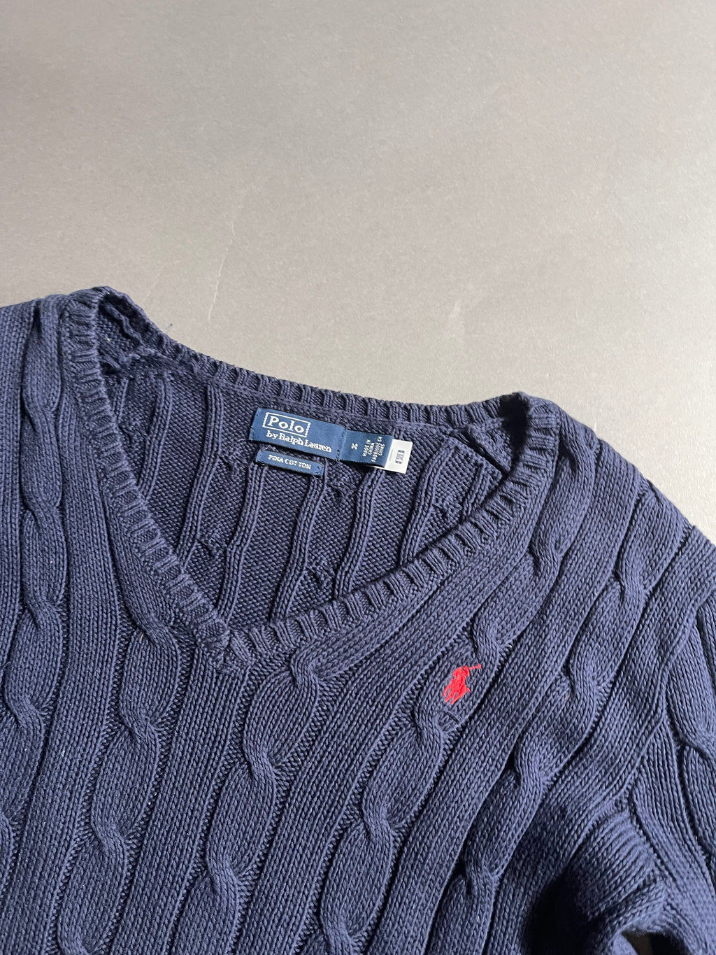 Ralph Lauren Vintage Y2K Knit Sweatshirt M Womens
